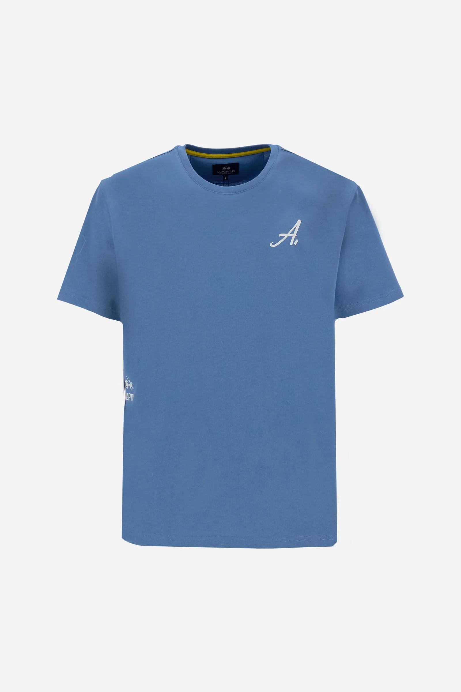 Herren Rundhals-T-Shirt aus Baumwolljersey Elite Polo – Ciceron - Image 5
