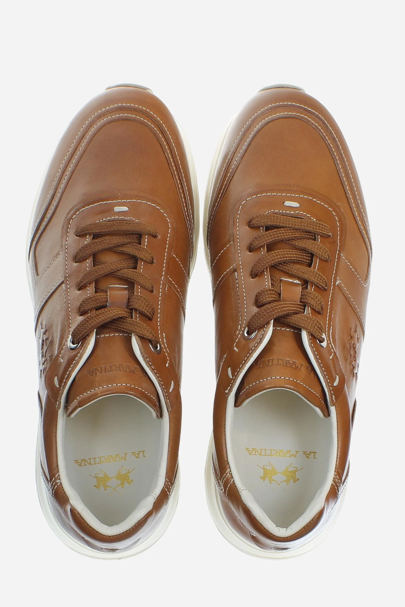 Herren Sneaker aus Leder mit Blocksohle - Brim - Image 4