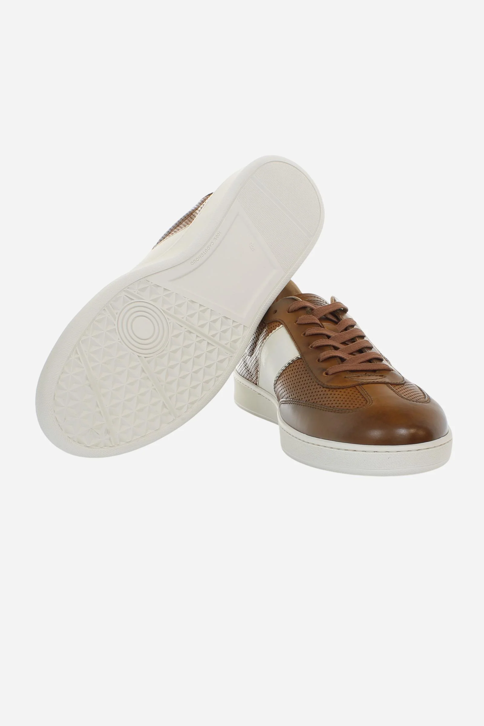Herren Sneaker aus vegetabil gegerbtem Leder mit Kontraststreifen – Core Sage - Image 5
