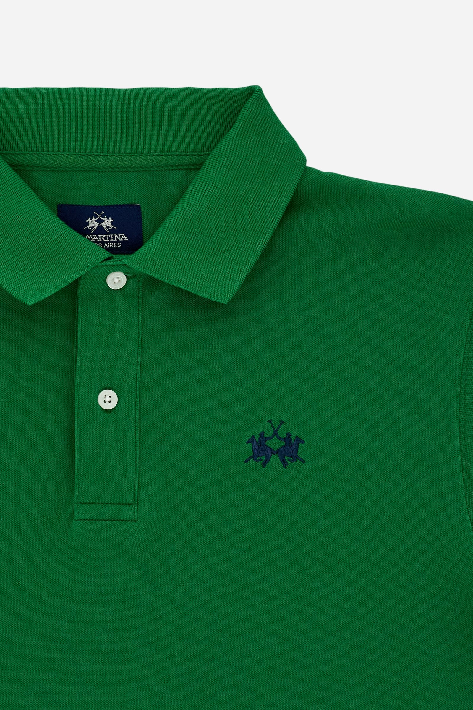 Herren-Stretch-Piqué-Poloshirt mit Nummer am Ärmel – Ray - Image 8