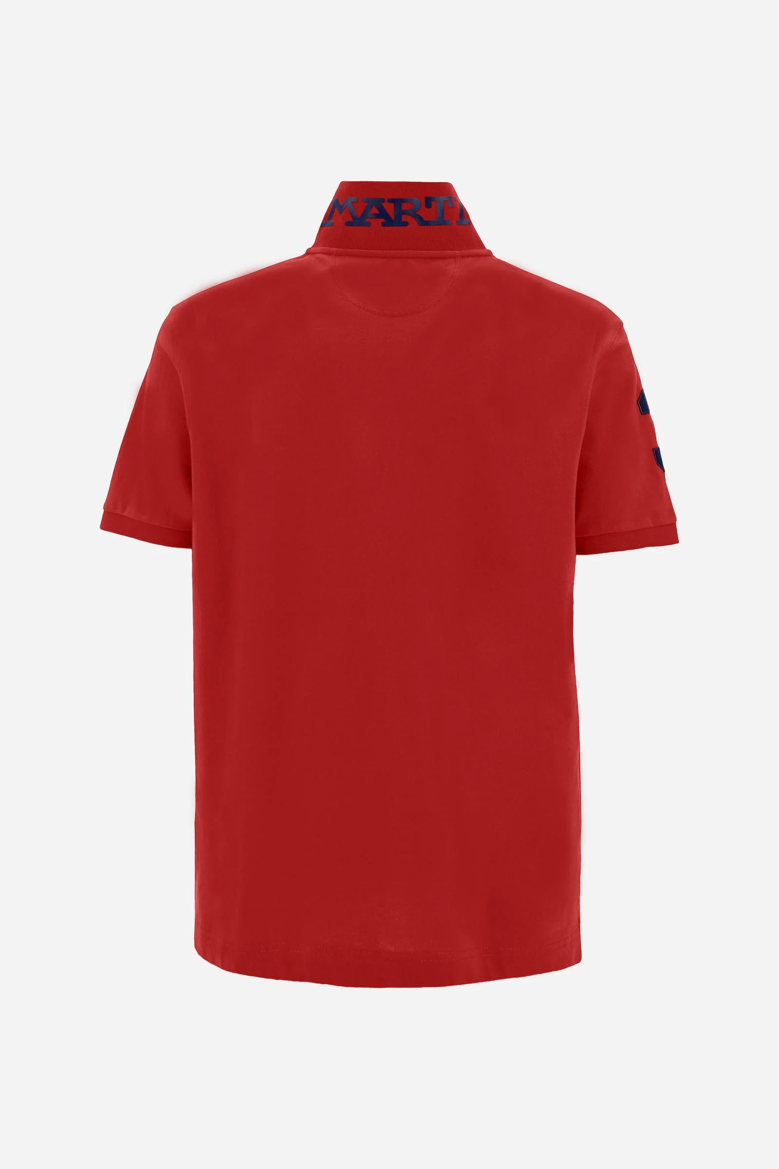 Herren-Stretch-Piqué-Poloshirt mit Nummer am Ärmel – Ray - Image 6