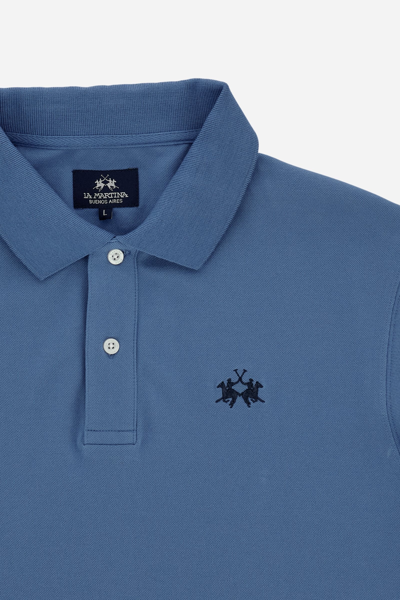 Herren-Stretch-Piqué-Poloshirt mit Nummer am Ärmel – Ray - Image 8