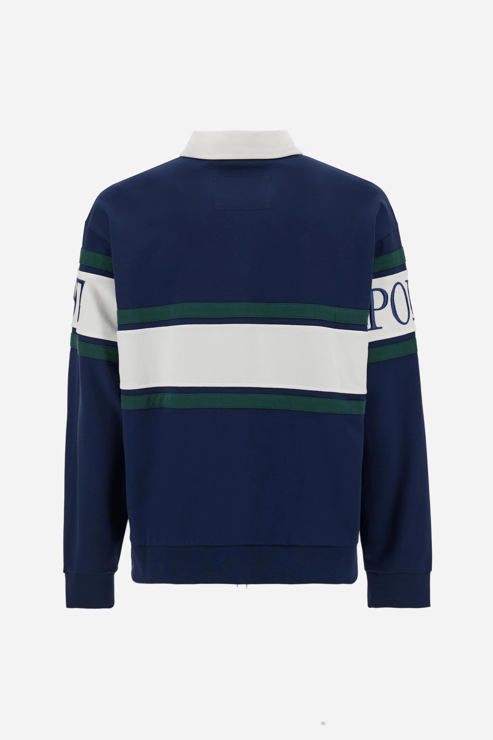 Herren Sweatshirt aus French Terry mit Kontraststreifen - Chente - Image 6