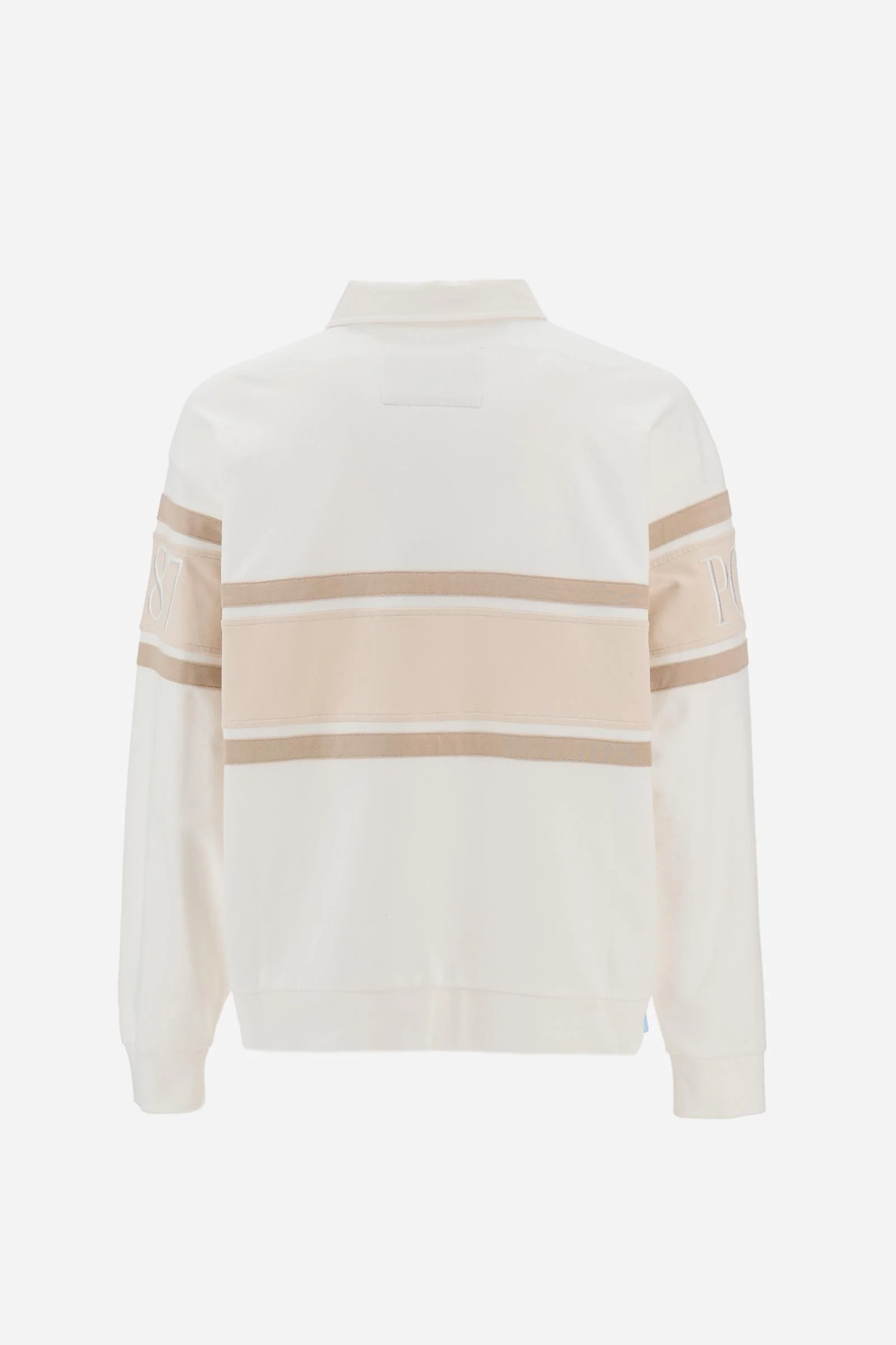 Herren Sweatshirt aus French Terry mit Kontraststreifen - Chente - Image 6