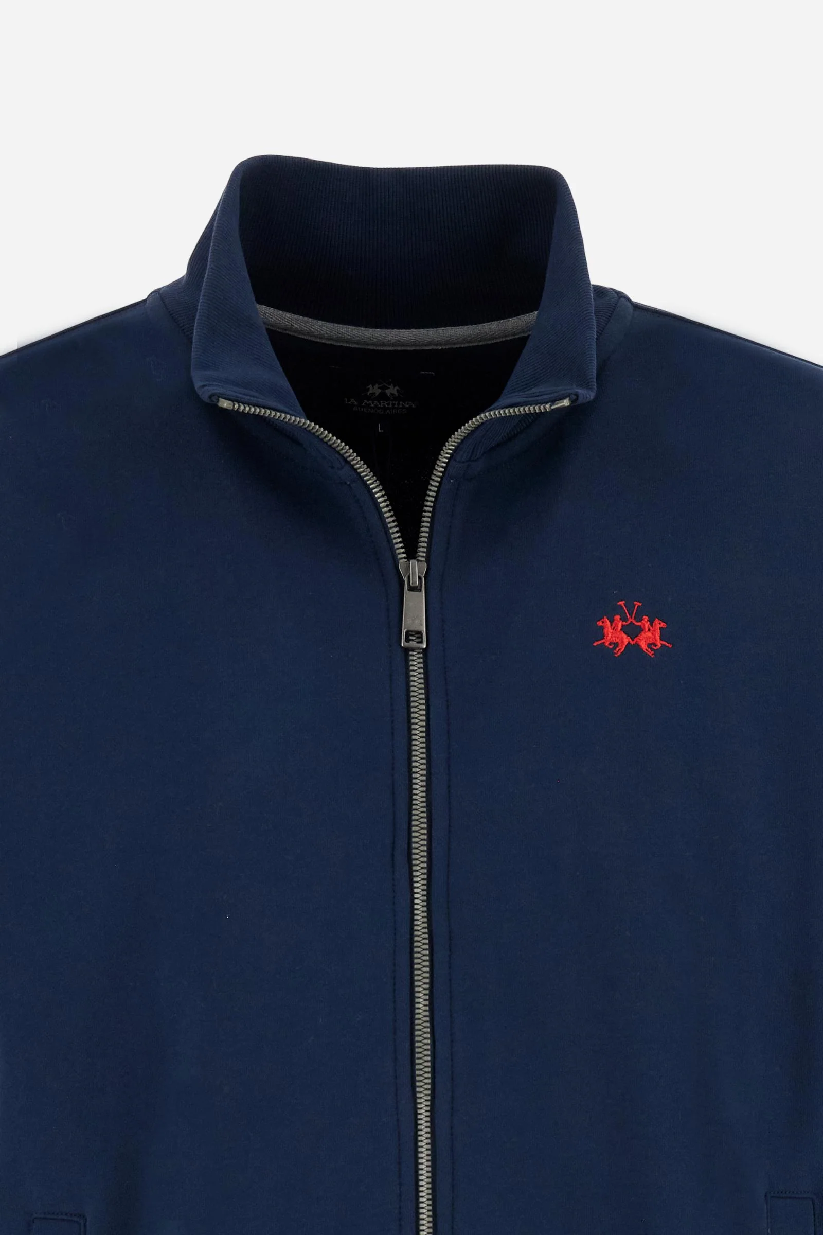 Herren Sweatshirt mit durchgehendem Reißverschluss aus Baumwoll-French-Terry – Caden - Image 7