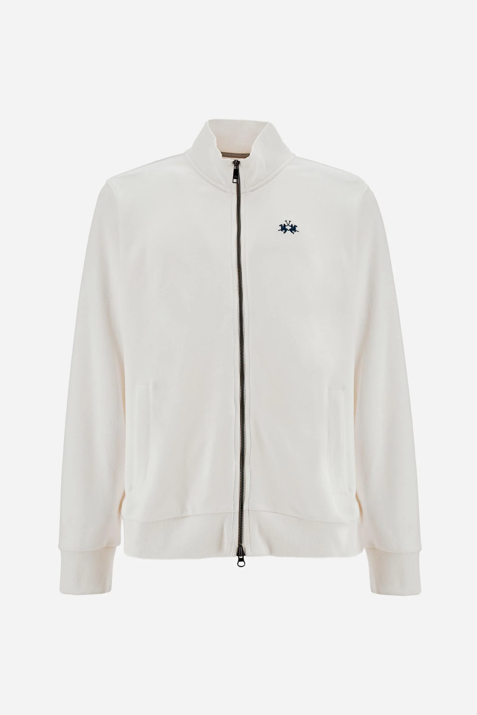 Herren Sweatshirt mit durchgehendem Reißverschluss aus Baumwoll-French-Terry – Caden - Image 5