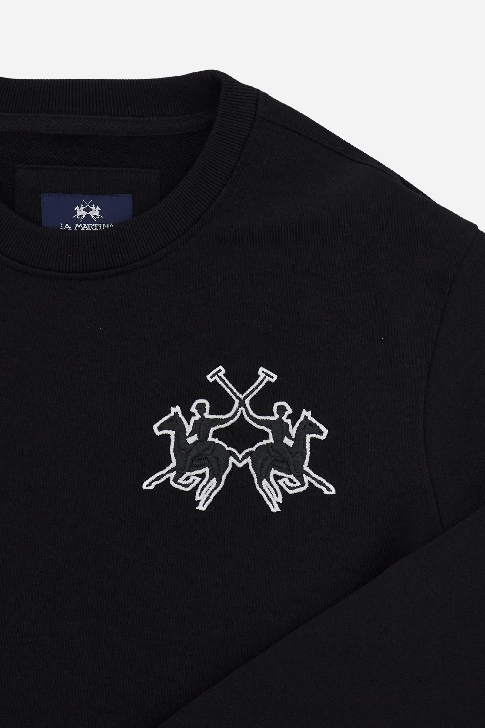 Herren Sweatshirt mit Rundhalsausschnitt aus French Terry mit Maxi-Logo - Chuy - Image 7