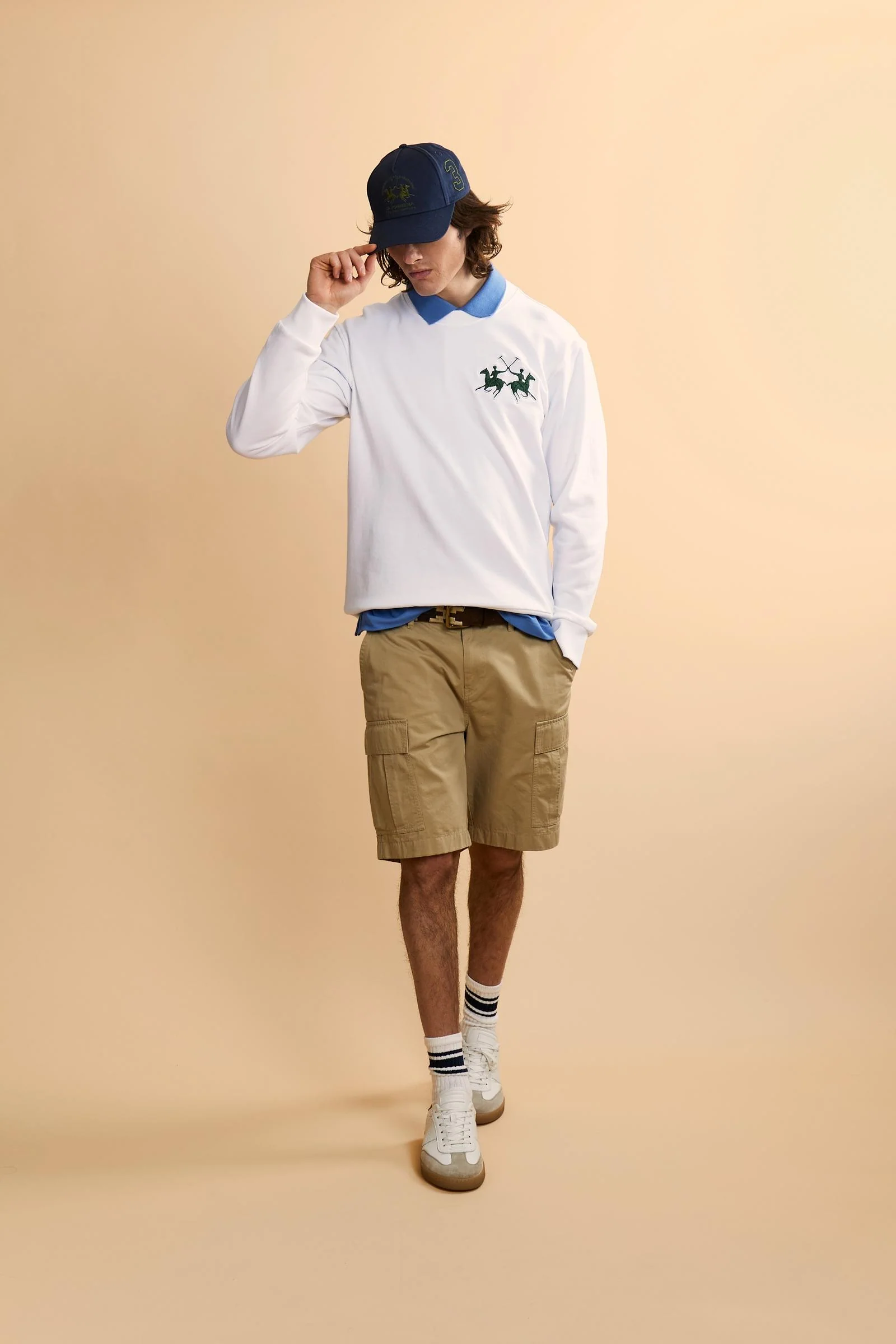 Herren Sweatshirt mit Rundhalsausschnitt aus French Terry mit Maxi-Logo - Chuy - Image 2