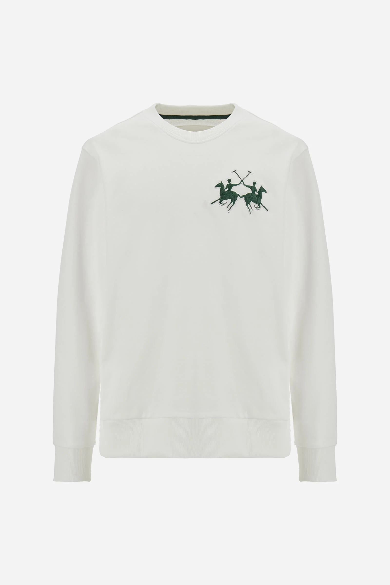 Herren Sweatshirt mit Rundhalsausschnitt aus French Terry mit Maxi-Logo - Chuy - Image 5