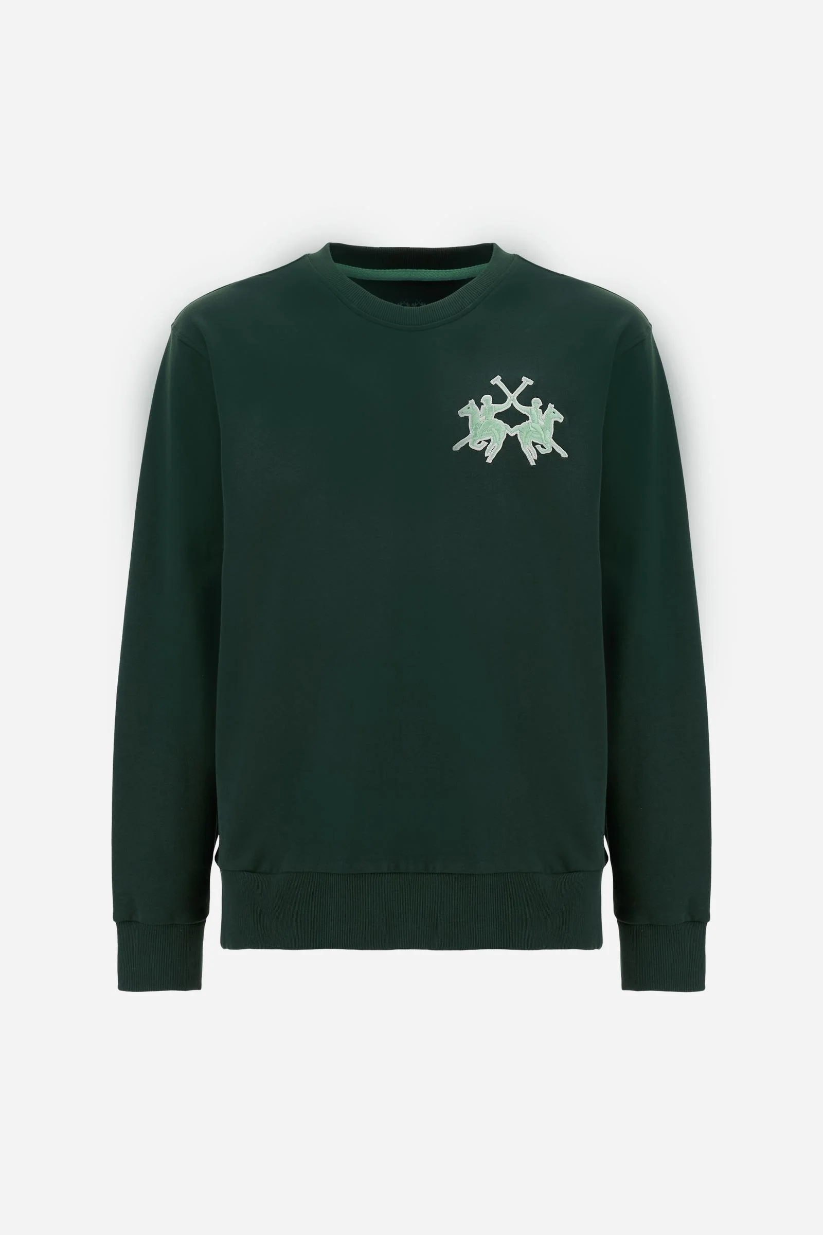 Herren Sweatshirt mit Rundhalsausschnitt aus French Terry mit Maxi-Logo - Chuy - Image 5