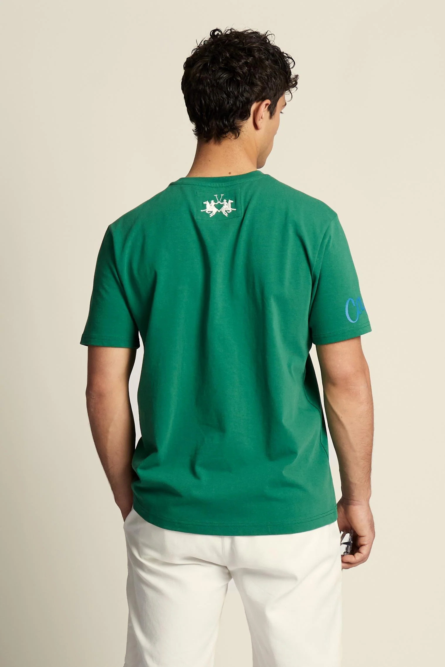 Herren T-Shirt aus Baumwolljersey Capri Edition – Calvino - Image 4