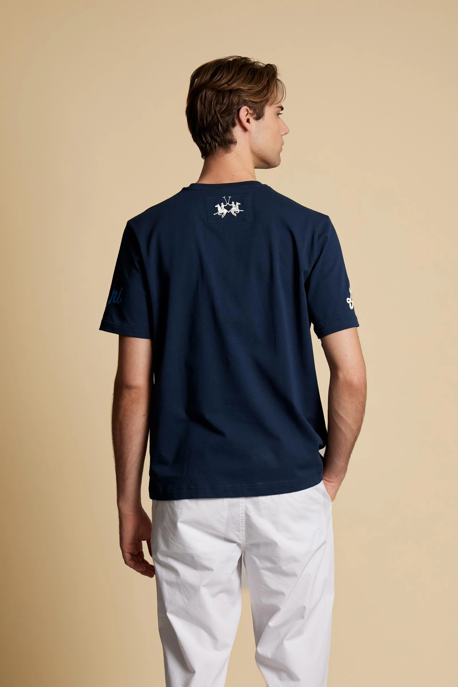 Herren T-Shirt aus Baumwolljersey Capri Edition – Calvino - Image 4