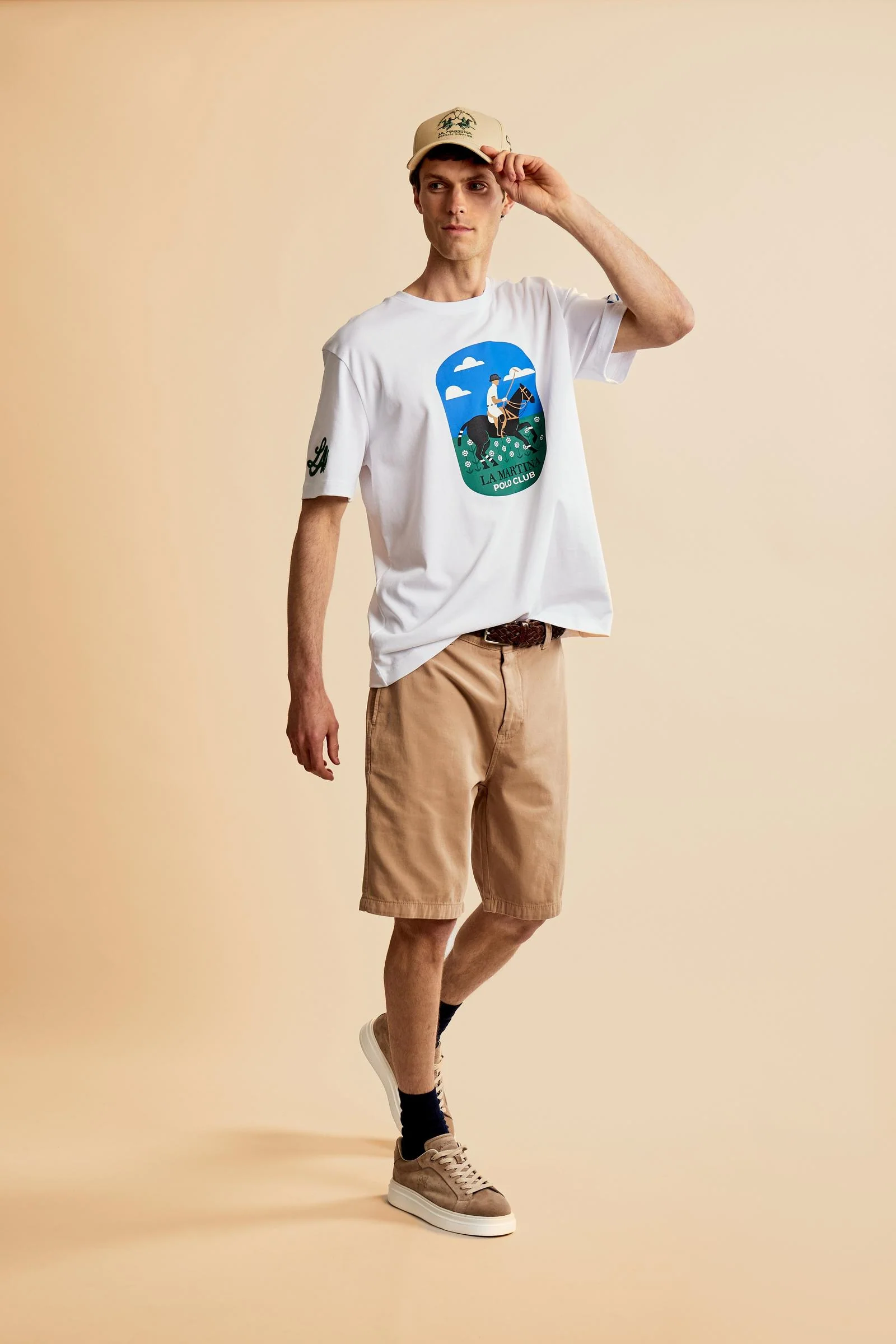 Herren T-Shirt aus Baumwolljersey Capri Edition – Calvino - Image 2