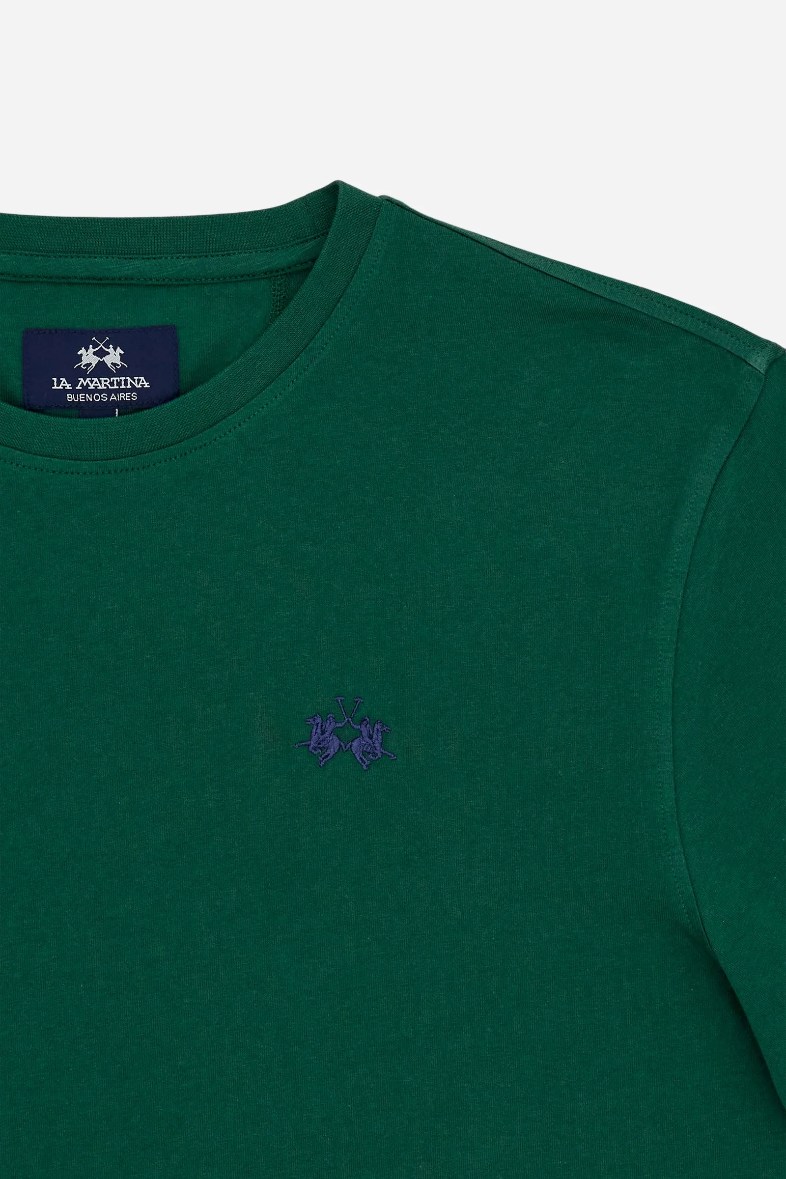 Herren T-Shirt aus Baumwolljersey mit kleinem Logo - Serge - Image 7