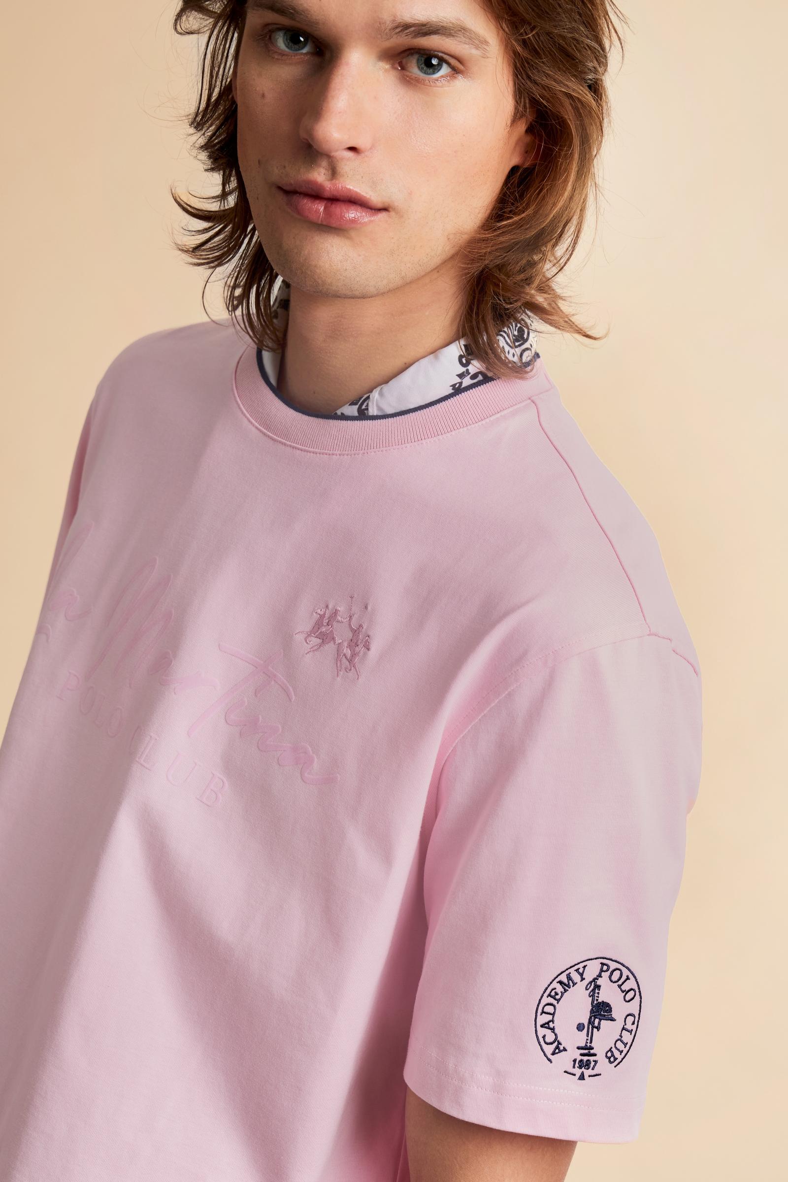 Herren T-Shirt aus schwerem Jersey „Polo Club“ – Clodoveo - Image 3