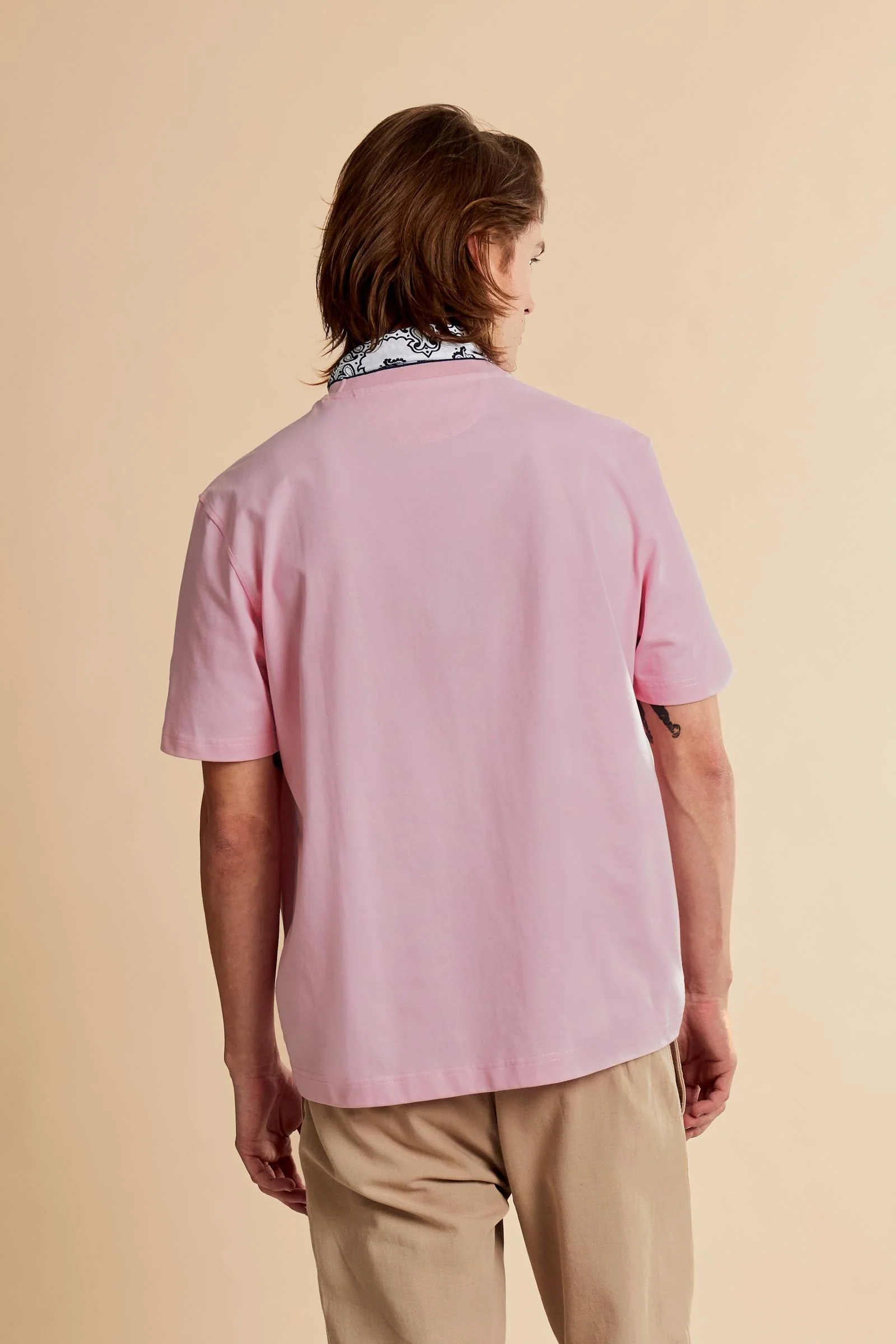 Herren T-Shirt aus schwerem Jersey „Polo Club“ – Clodoveo - Image 4