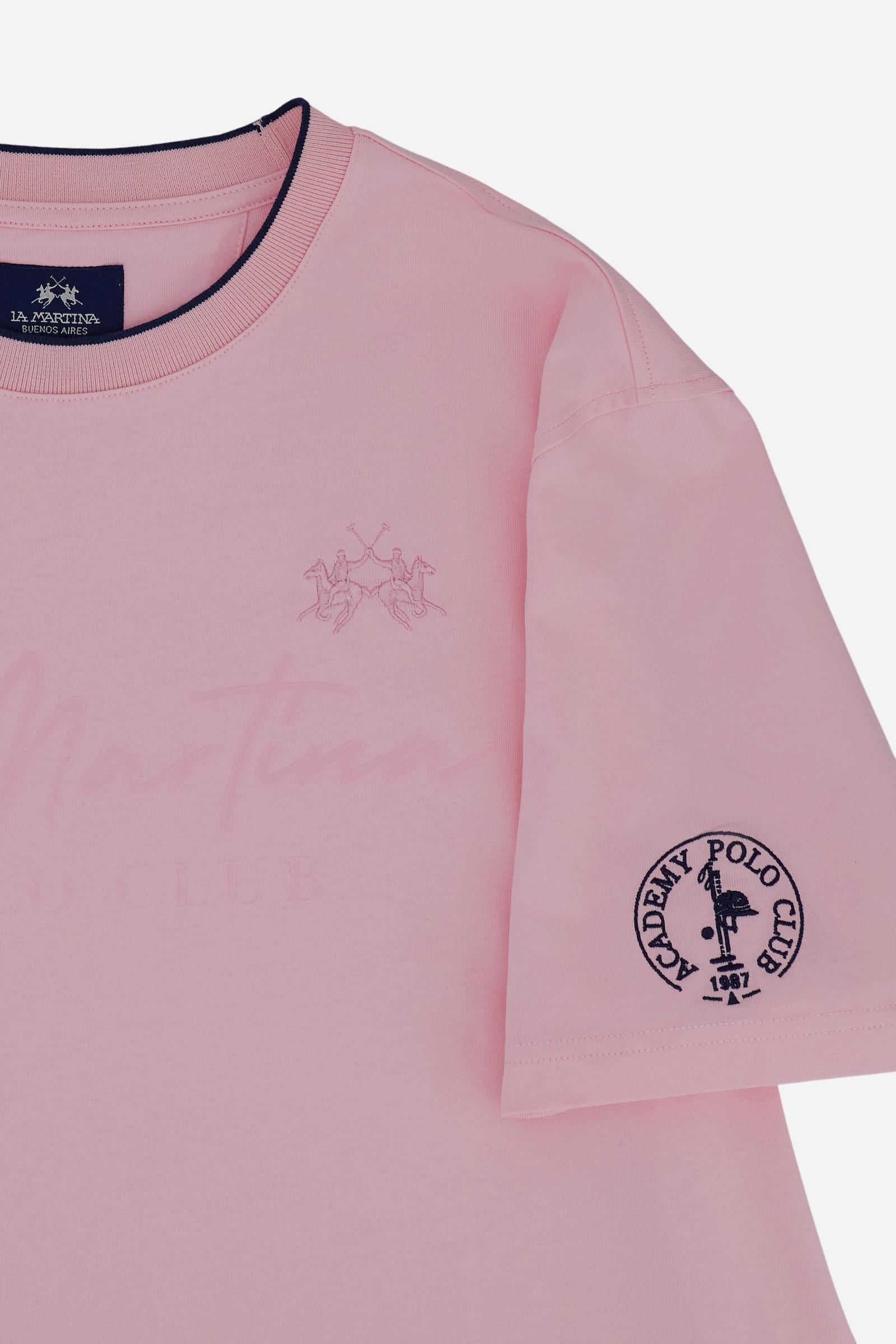 Herren T-Shirt aus schwerem Jersey „Polo Club“ – Clodoveo - Image 7