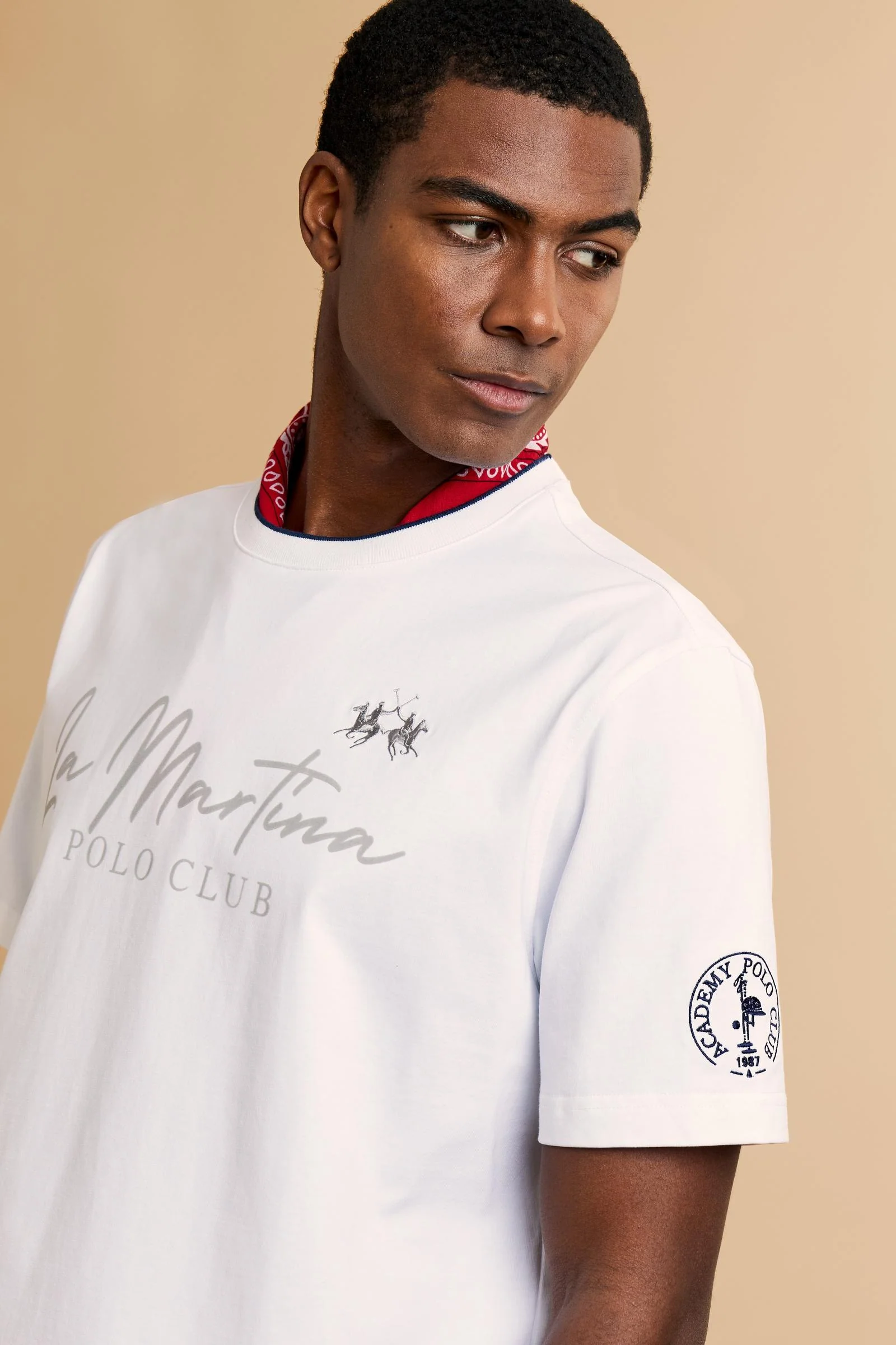 Herren T-Shirt aus schwerem Jersey „Polo Club“ – Clodoveo - Image 3