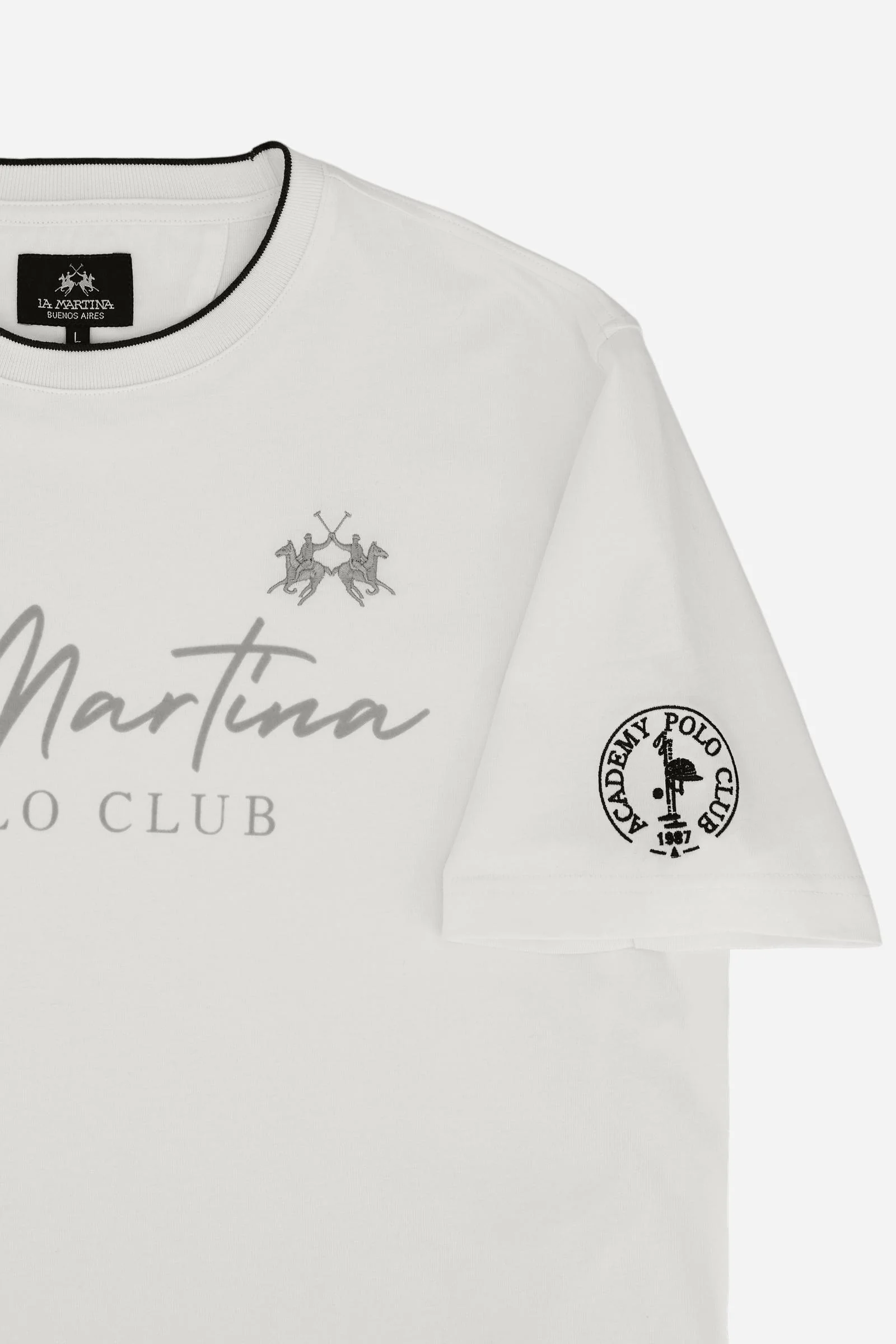 Herren T-Shirt aus schwerem Jersey „Polo Club“ – Clodoveo - Image 7