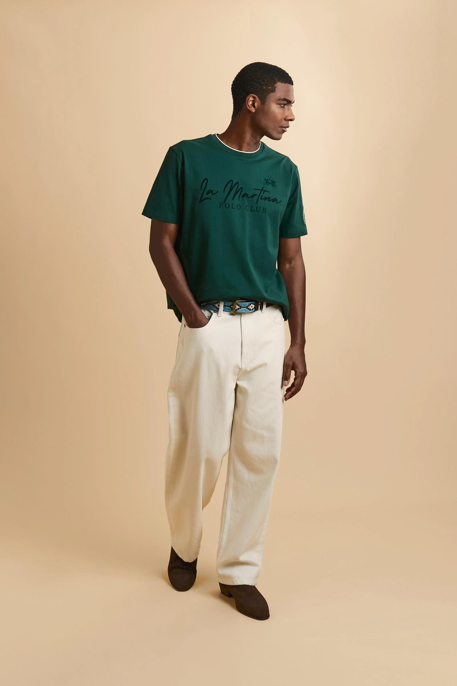 Herren T-Shirt aus schwerem Jersey „Polo Club“ – Clodoveo - Image 2