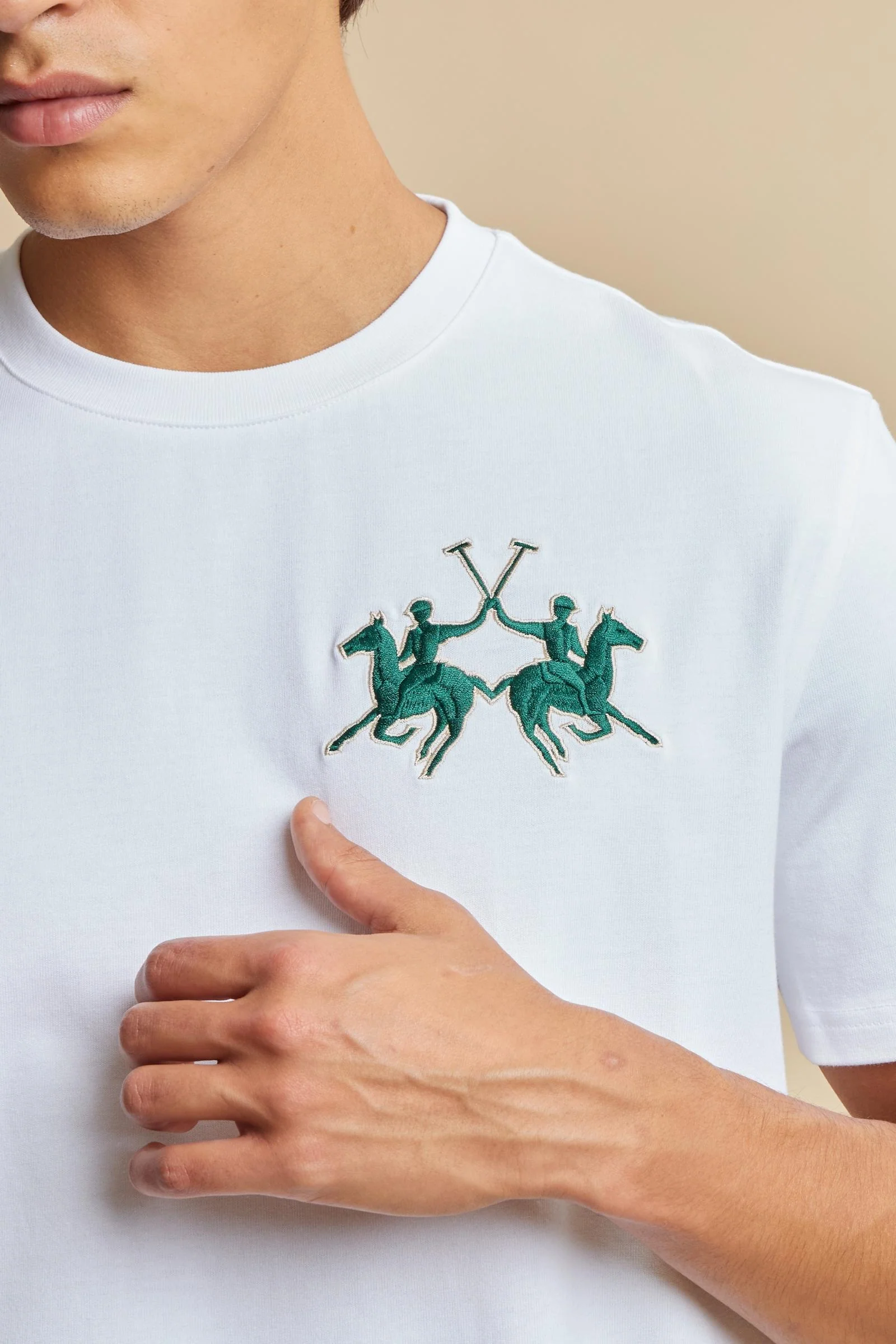 Herren T-Shirt Heavy Jersey 3D Logo - Cornell - Image 3