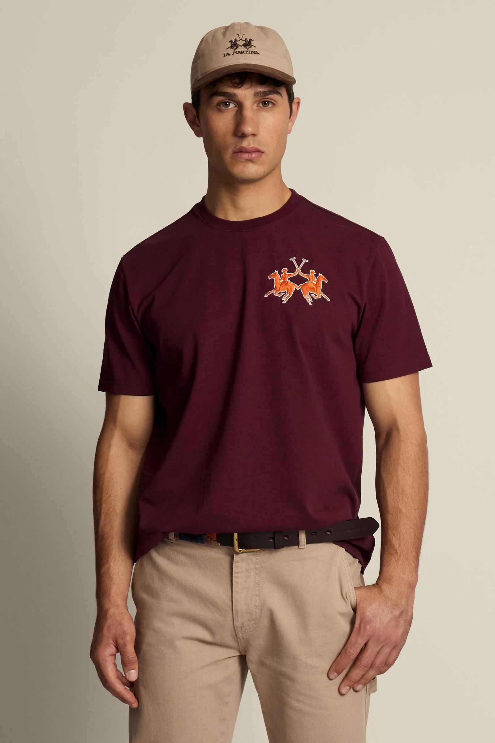 Herren T-Shirt Heavy Jersey 3D Logo - Cornell