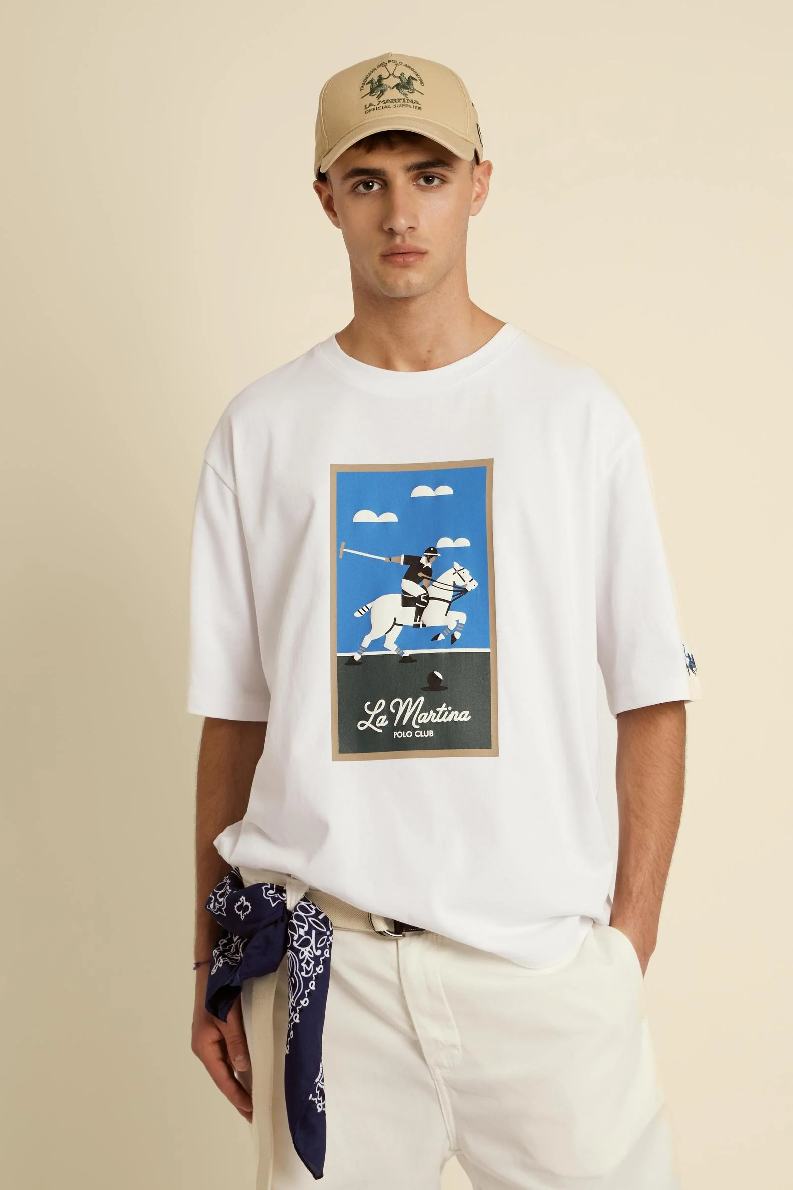 Herren-T-Shirt mit kurzen Ärmeln aus Baumwolljersey Club Art Edition - Cristobal