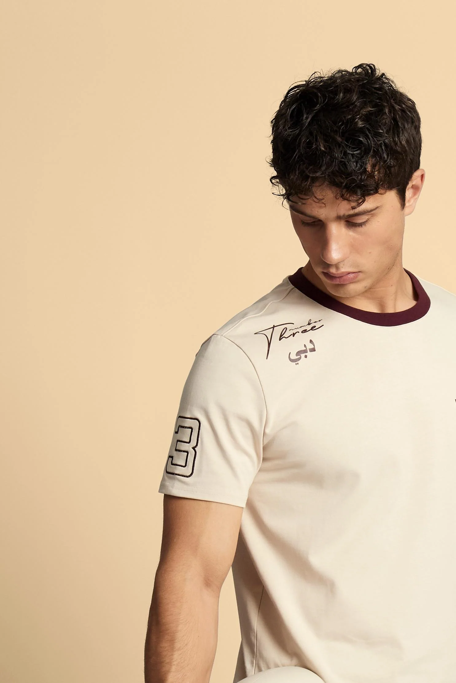 Herren-T-Shirt mit kurzen Ärmeln aus Baumwolljersey Dubai Polo Club - Carin - Image 3