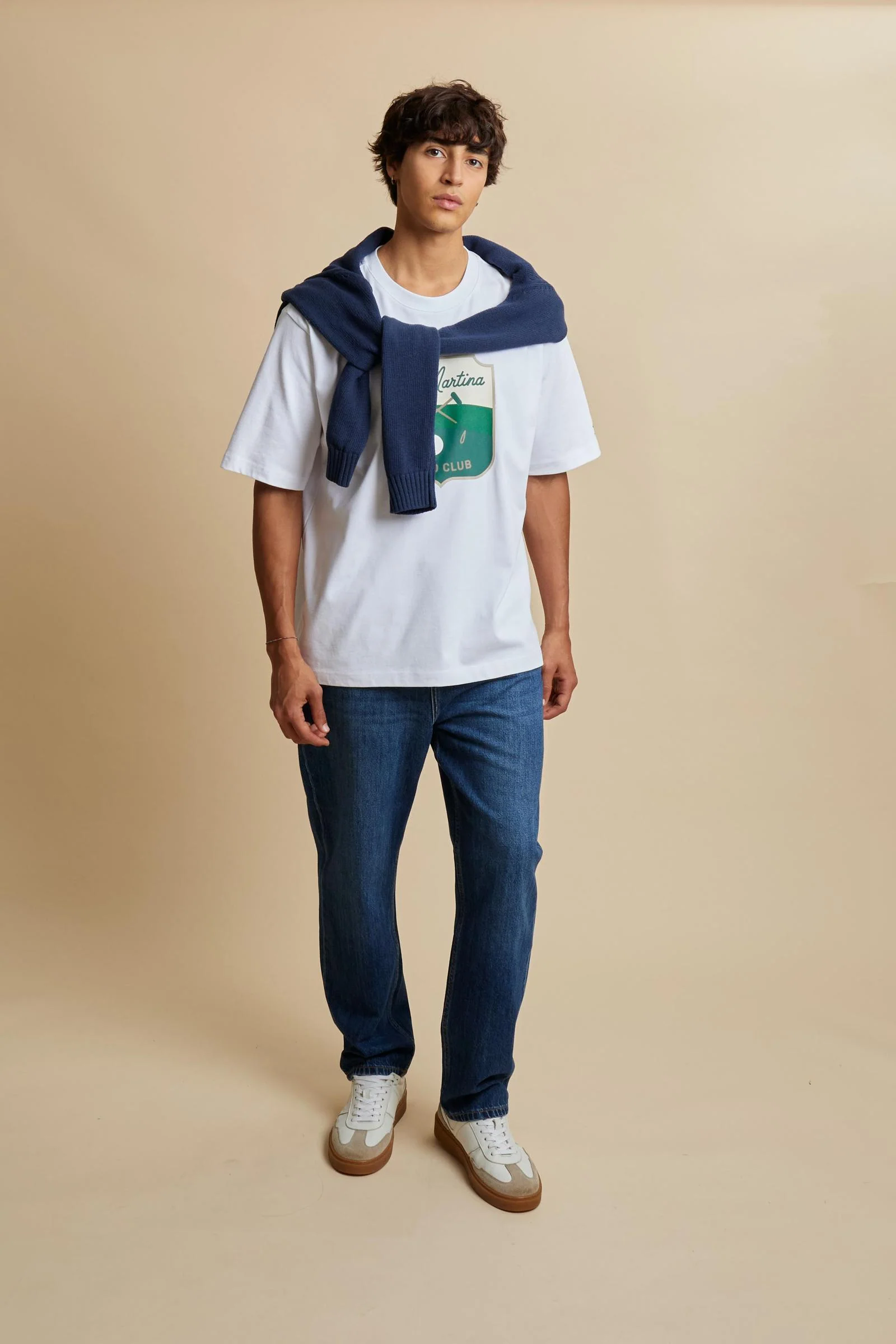 Herren-T-Shirt mit kurzen Ärmeln aus Baumwolljersey Polo Club Shield - Cristian - Image 2