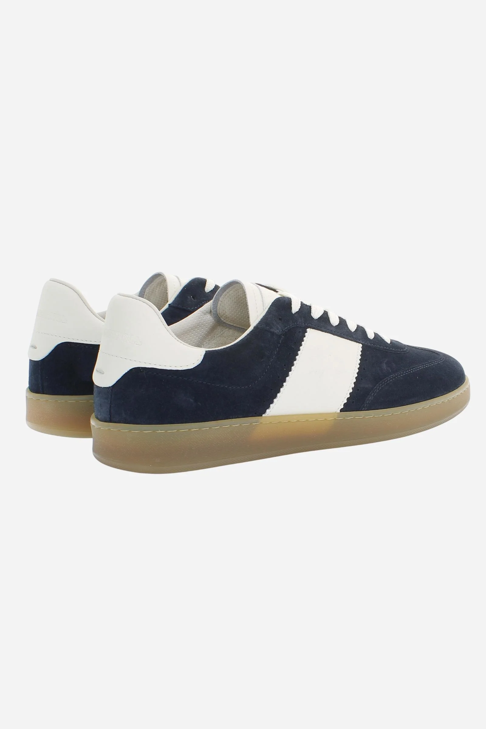 Herren Tennis Sneaker aus Veloursleder mit Seitenstreifen – Sage - Image 3