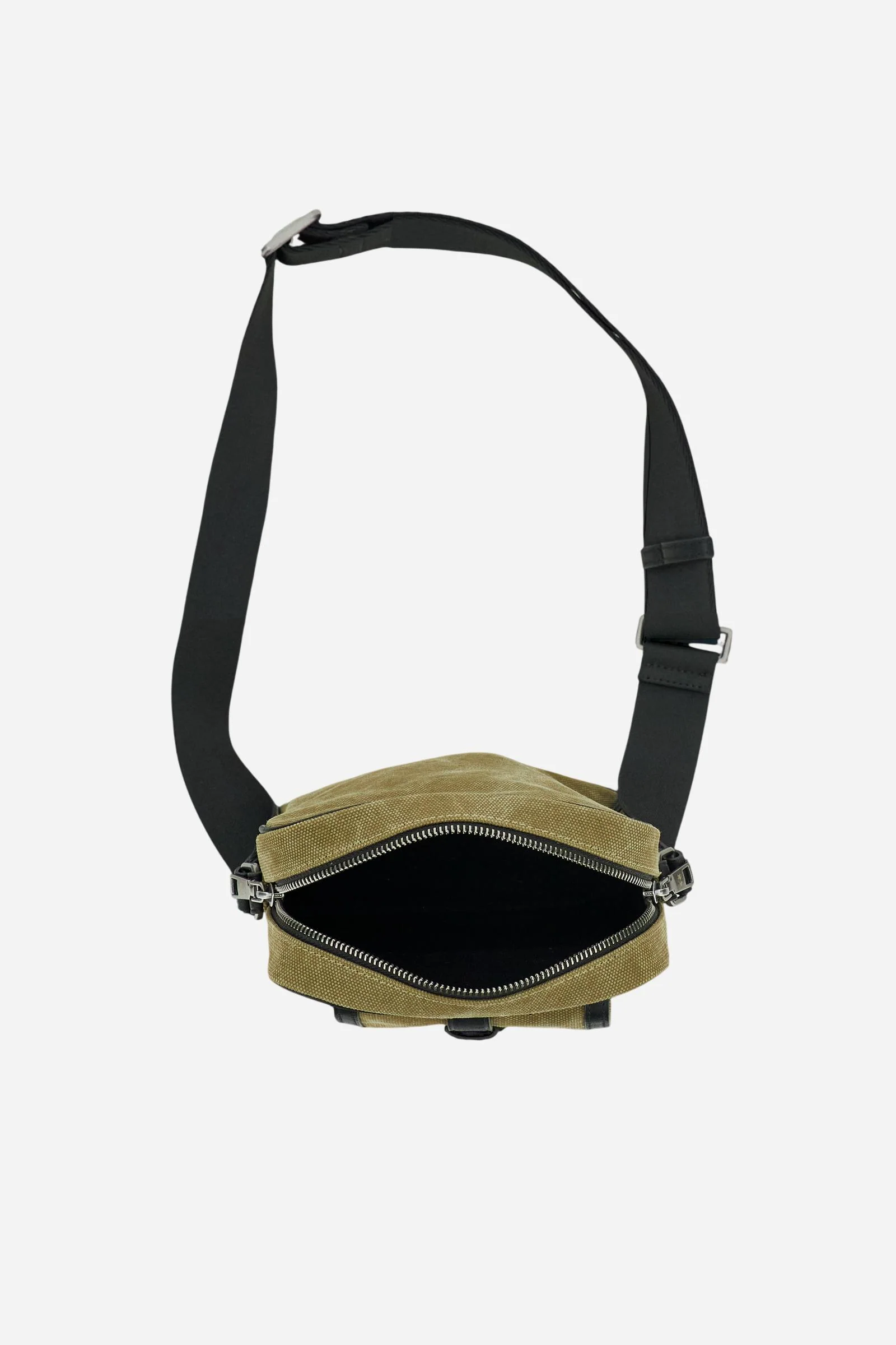 Herren Umhängetasche aus gewaschenem Canvas – Wonderlust Purse - Image 4