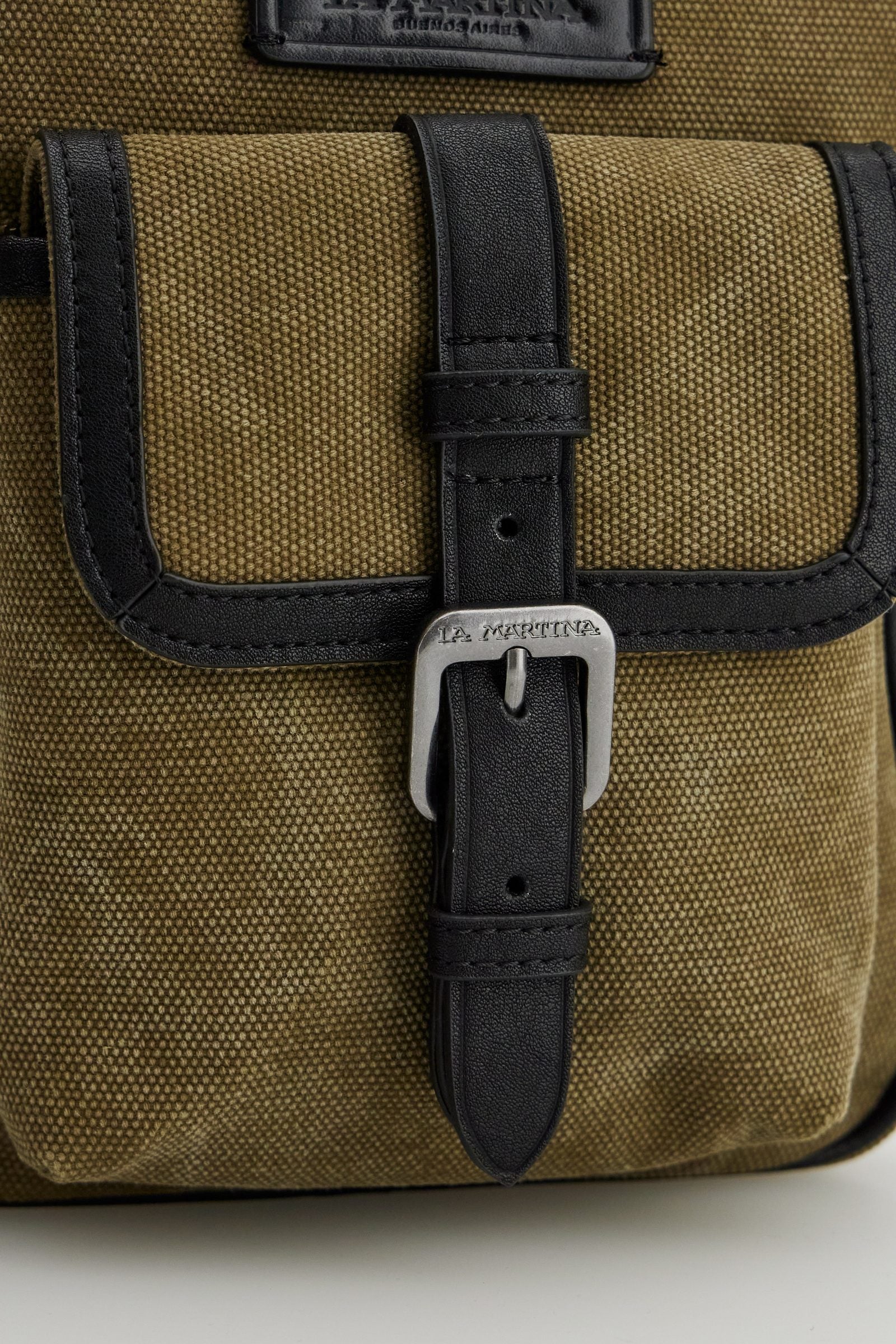 Herren Umhängetasche aus gewaschenem Canvas – Wonderlust Purse - Image 6