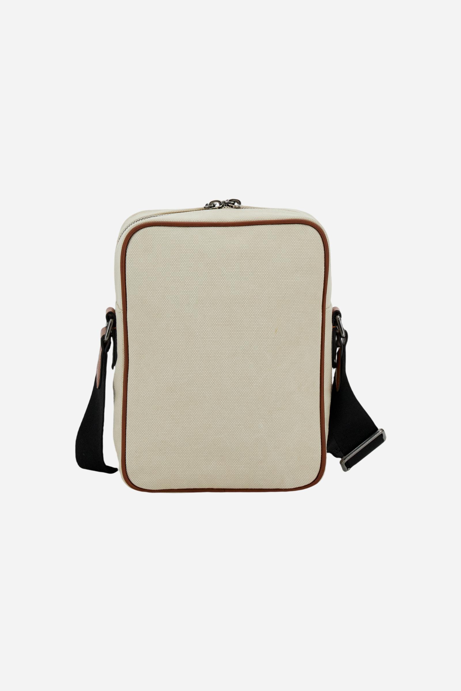 Herren Umhängetasche aus gewaschenem Canvas – Wonderlust Purse - Image 2