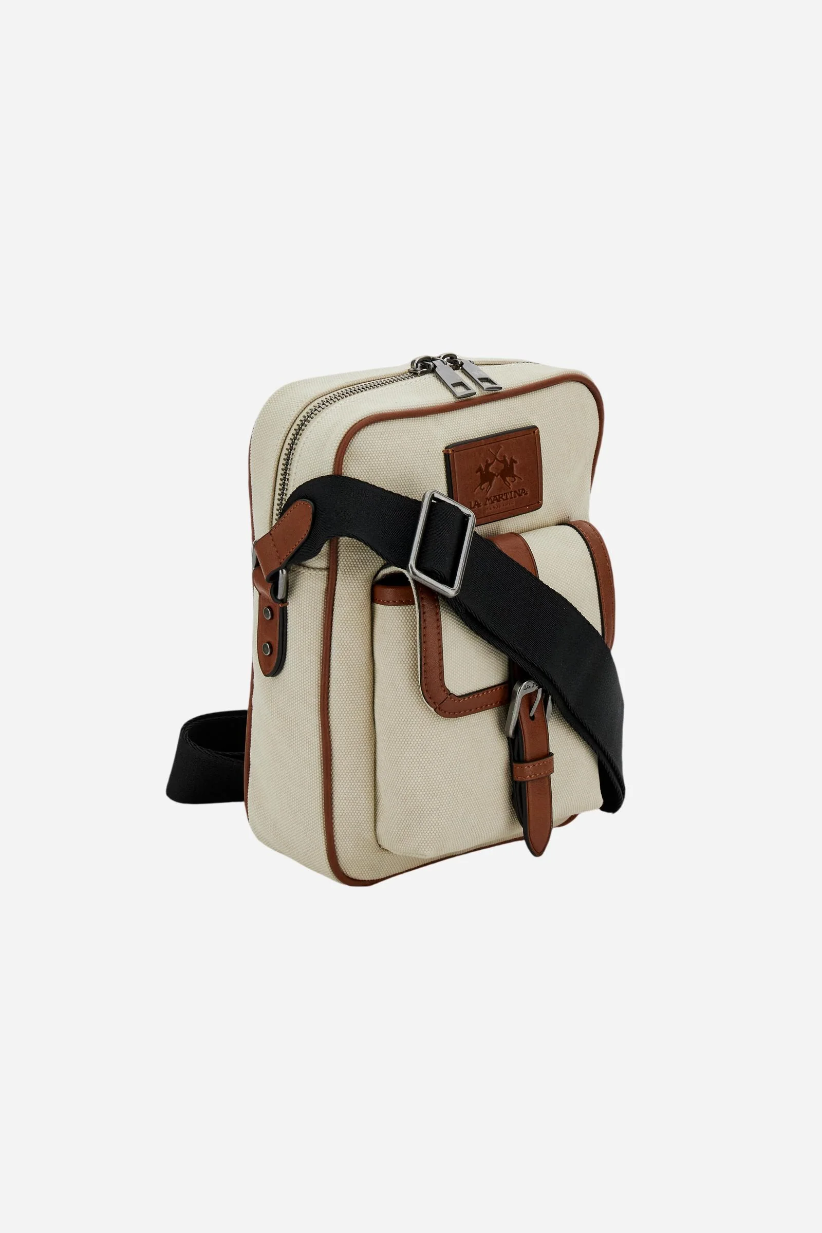 Herren Umhängetasche aus gewaschenem Canvas – Wonderlust Purse - Image 3