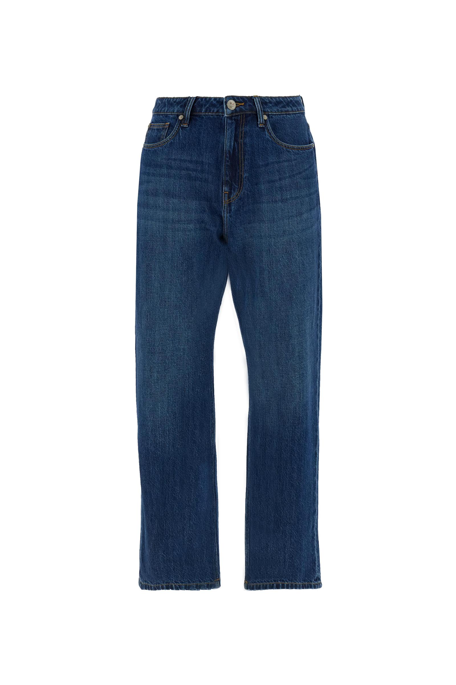 Herrenjeans aus Denim in mittlerer Waschung moderne Passform aus Baumwolle – Connell - Image 5