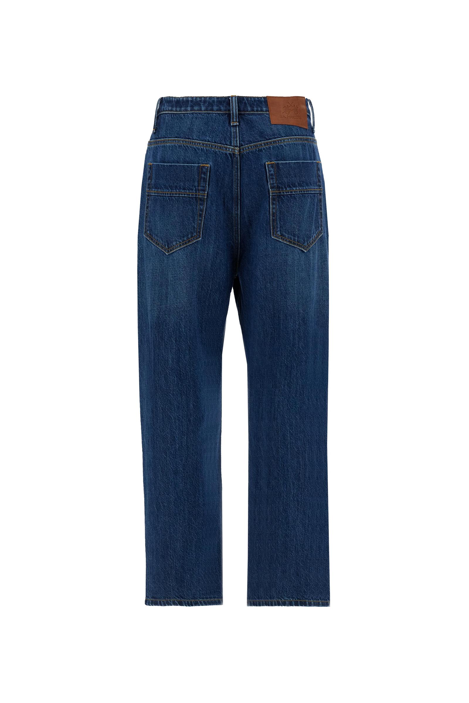 Herrenjeans aus Denim in mittlerer Waschung moderne Passform aus Baumwolle – Connell - Image 6