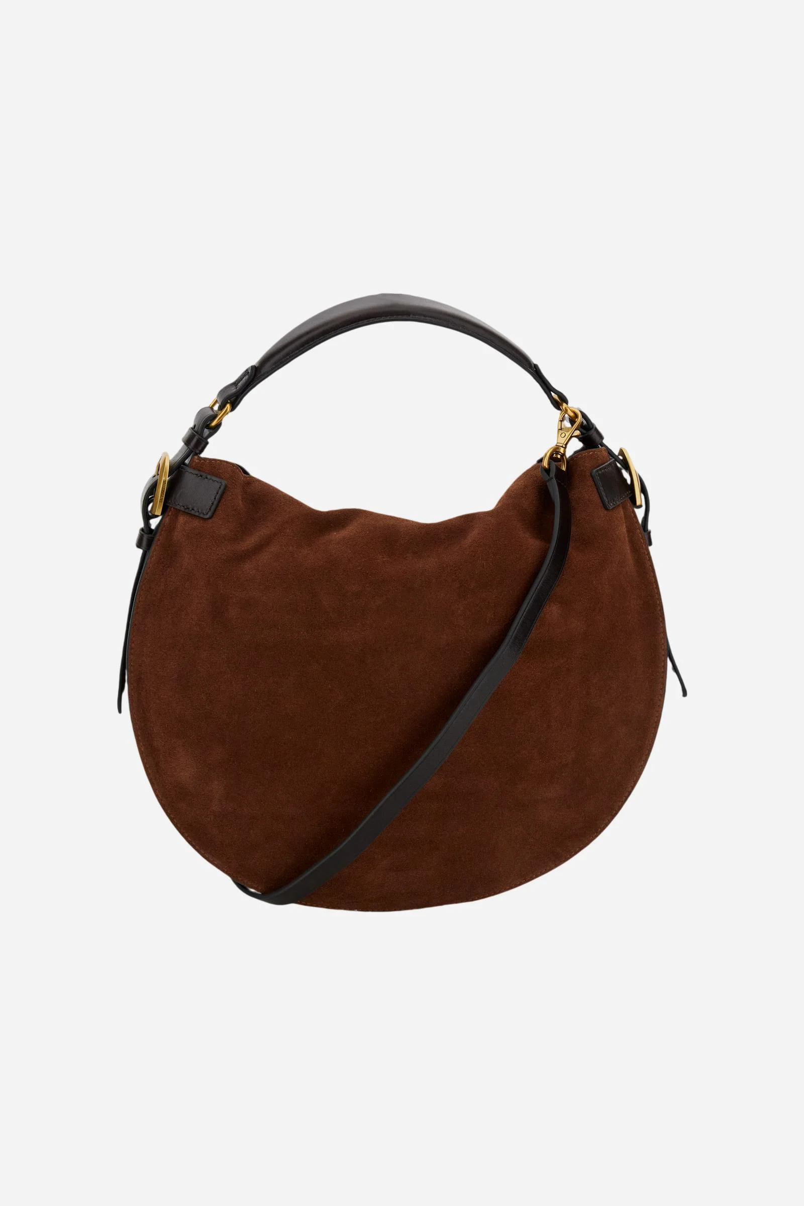 Hobo-Bag aus Veloursleder mit Lederdetails - Luna Hobo - Image 2