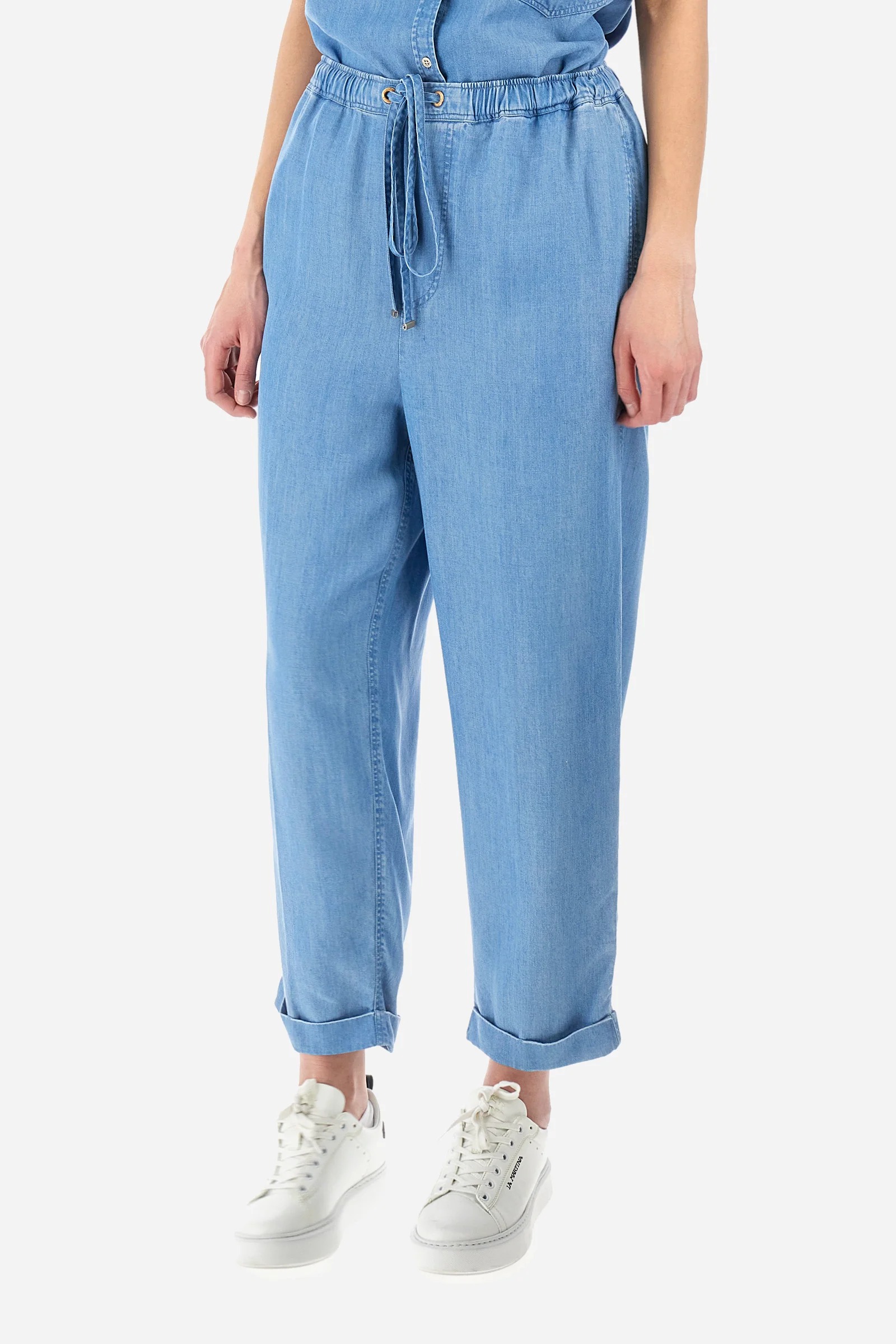Hosen aus Öko-Stoff Regular Fit – Yevette