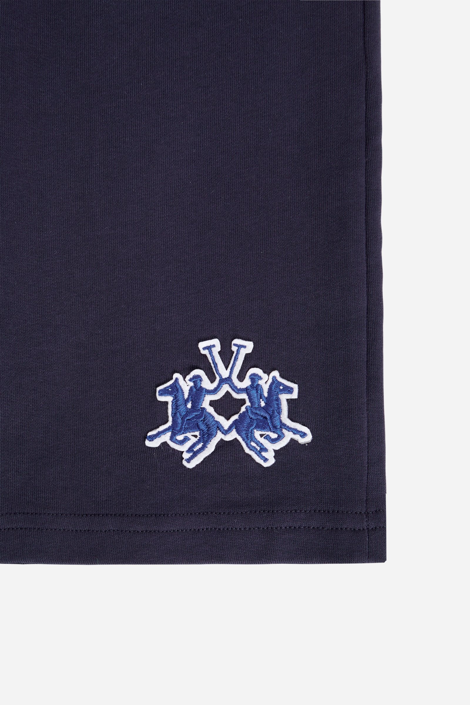 Jungen-Bermudashorts aus Sweatstoff mit Maxi-Logo - Image 4