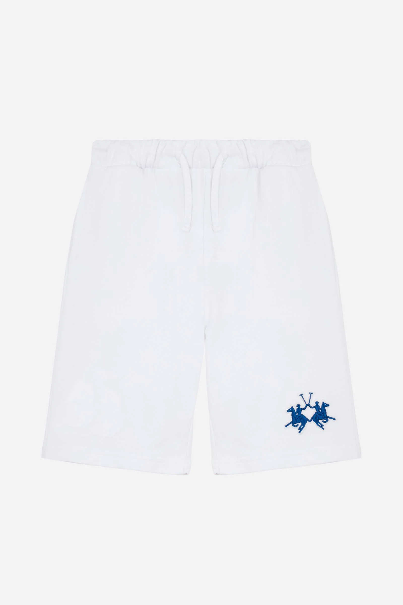 Jungen-Bermudashorts aus Sweatstoff mit Maxi-Logo