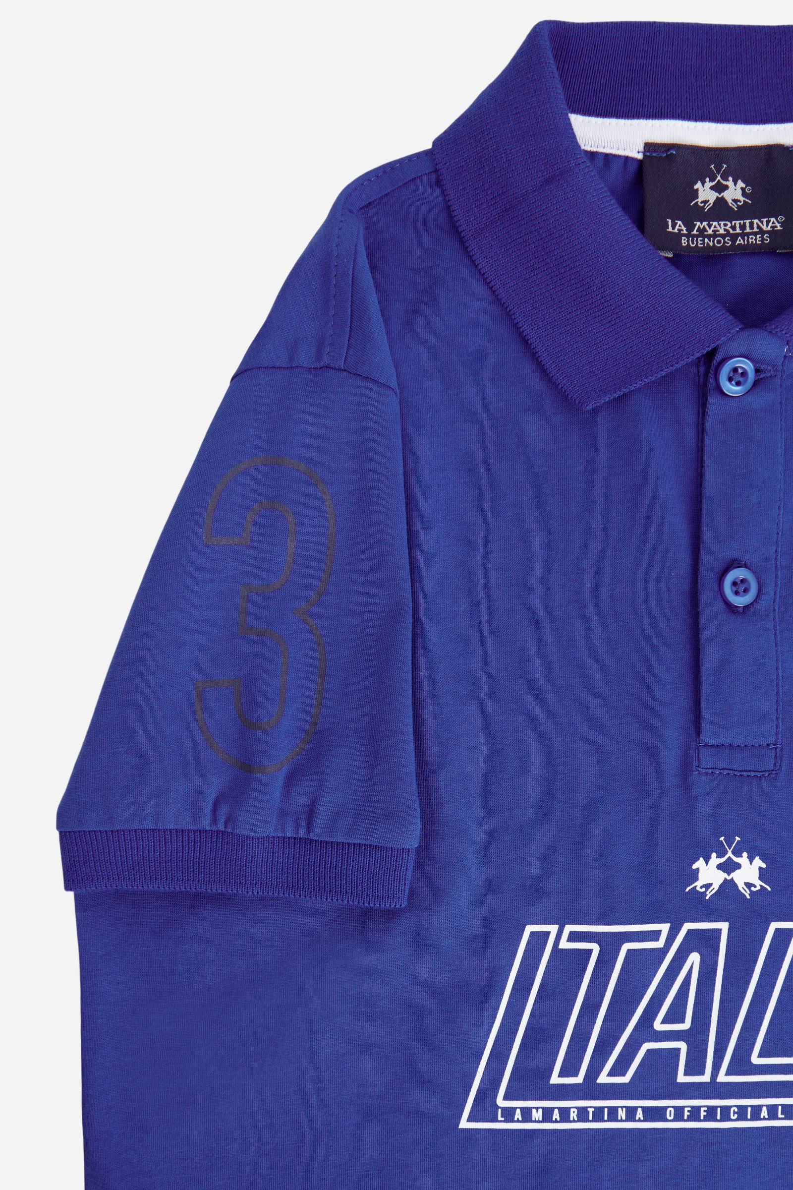 Jungen-Poloshirt aus Baumwolle Italia Edition - Image 3