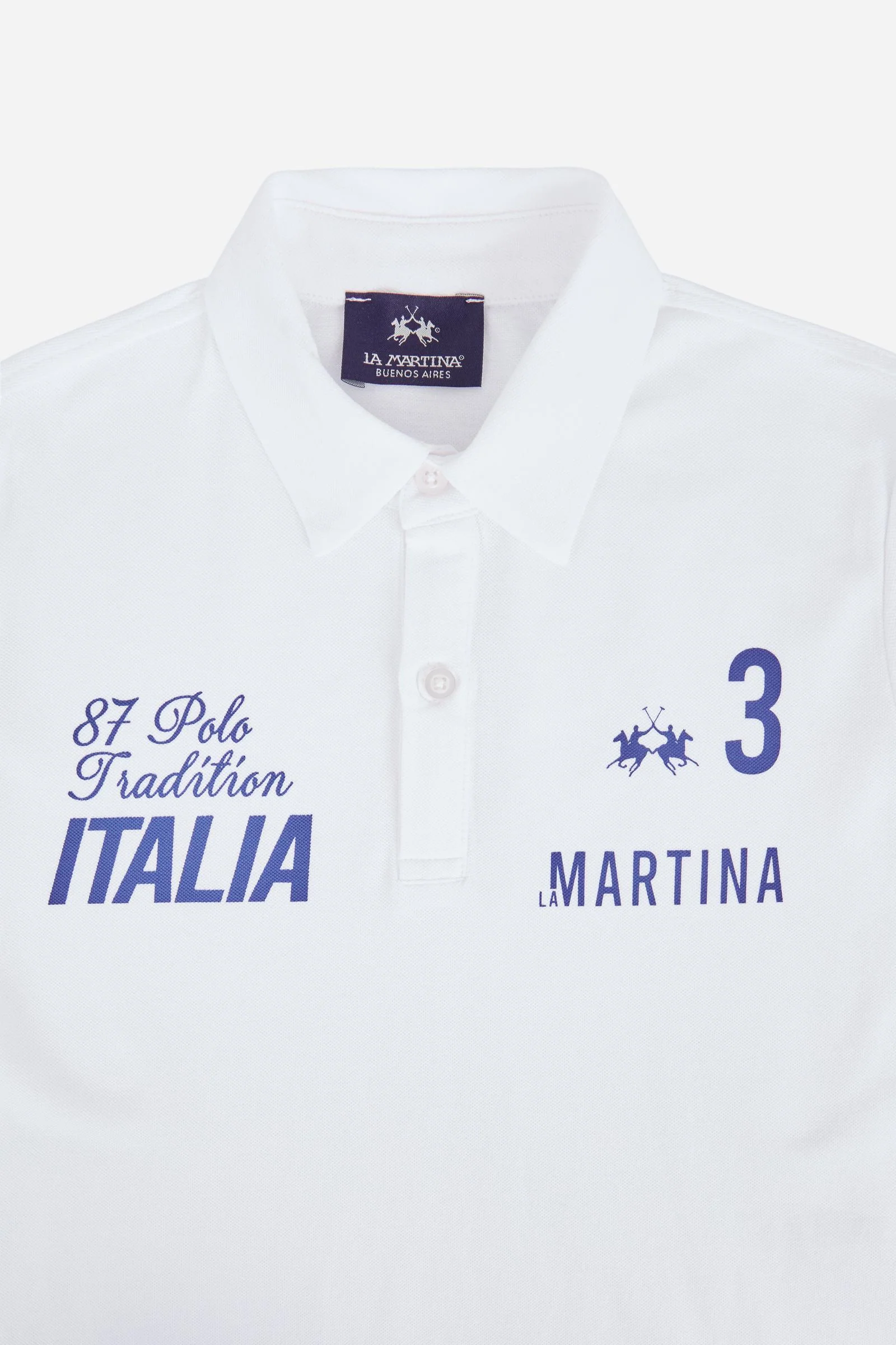 Jungen-Poloshirt aus Baumwolle Team Italia - Image 4