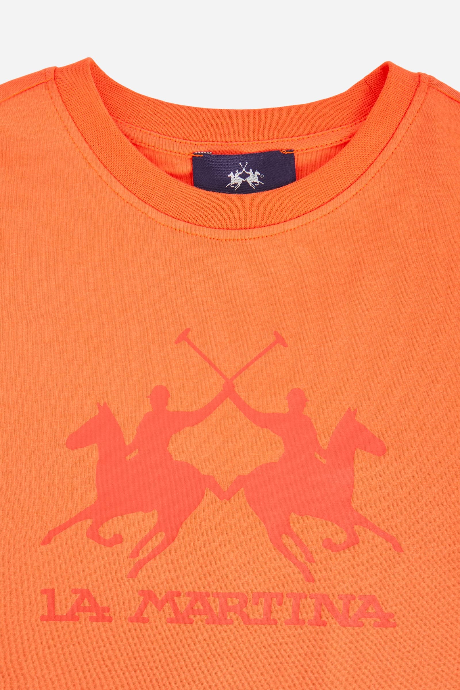 Jungen-T-Shirt mit gedrucktem Maxi-Logo - Image 3