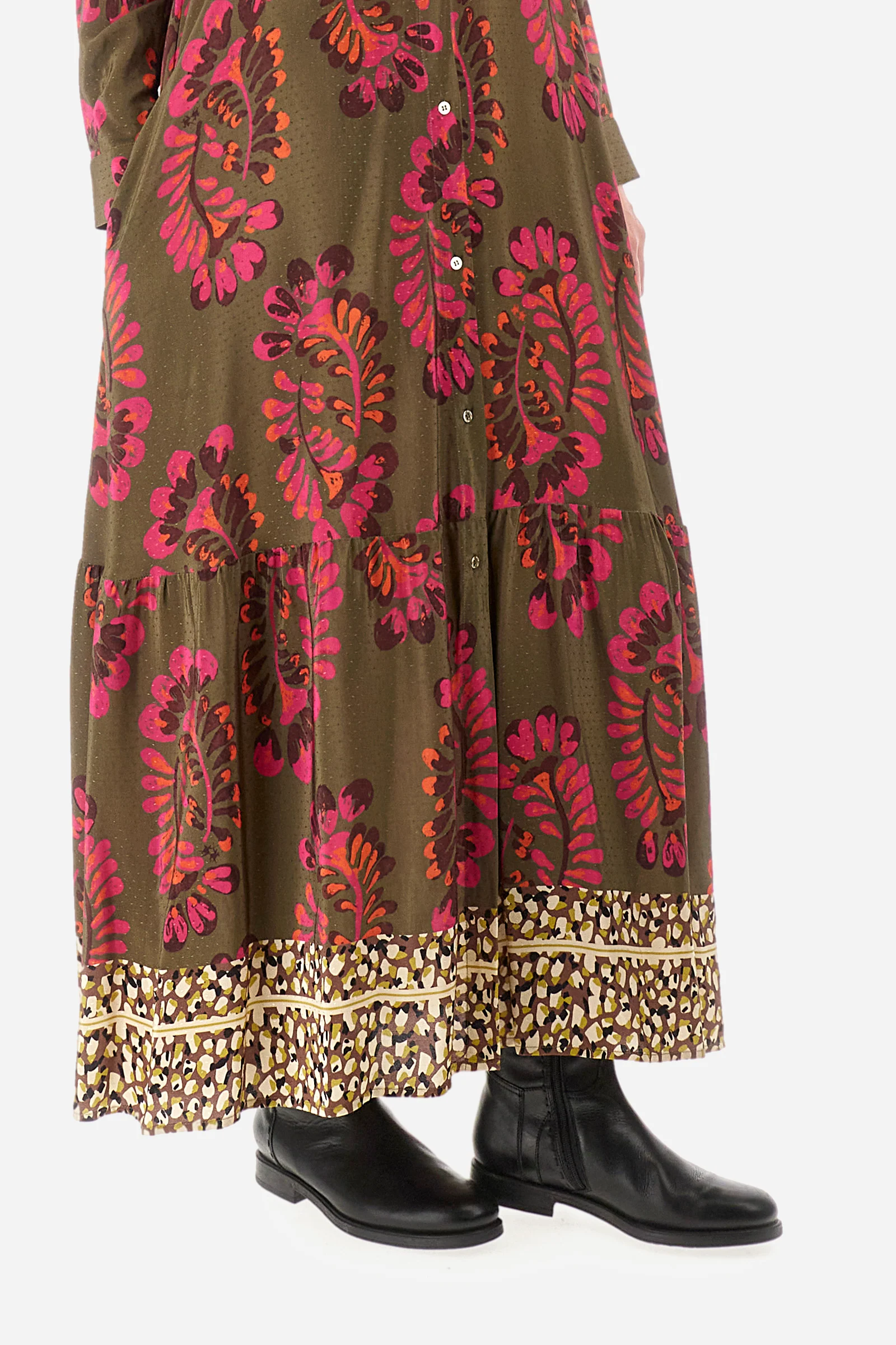Kleid aus Synthetikgewebe Regular Fit - Yasmeena - Image 2