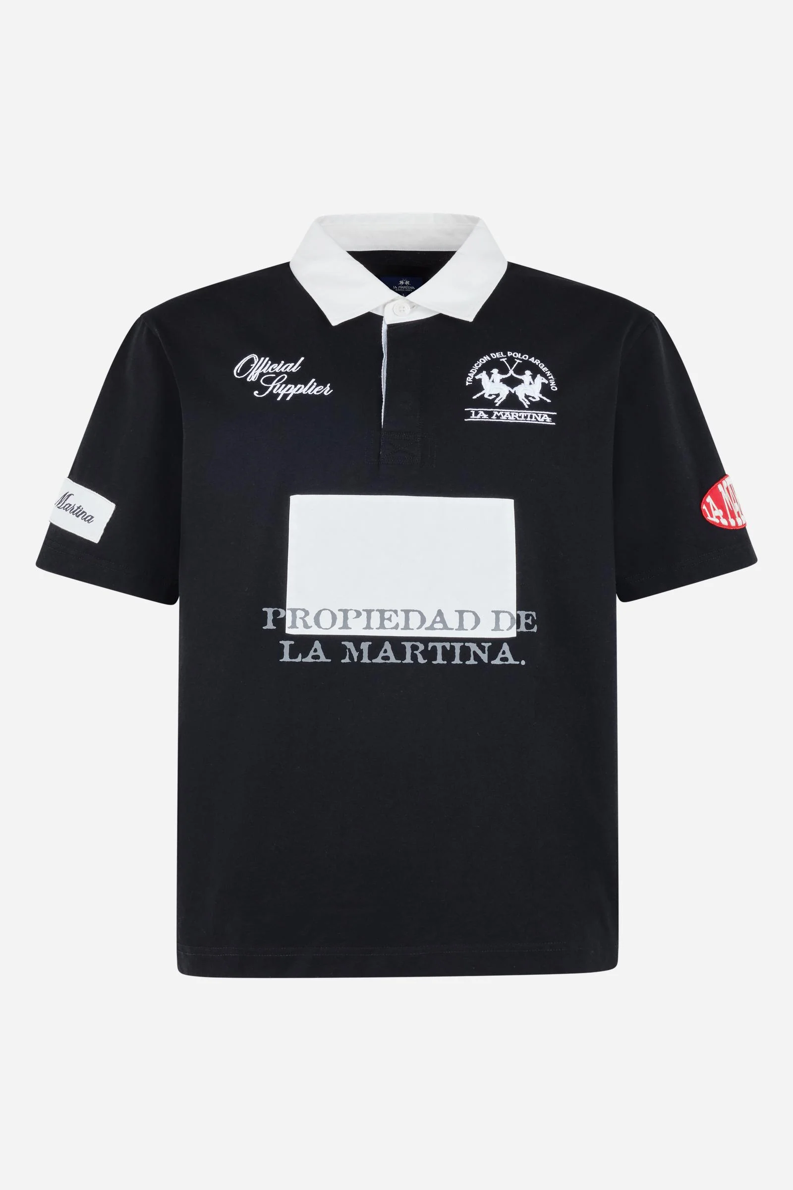 Kurzarm-Poloshirt aus Baumwolljersey – Limited Edition „Propiedad“ - Image 5