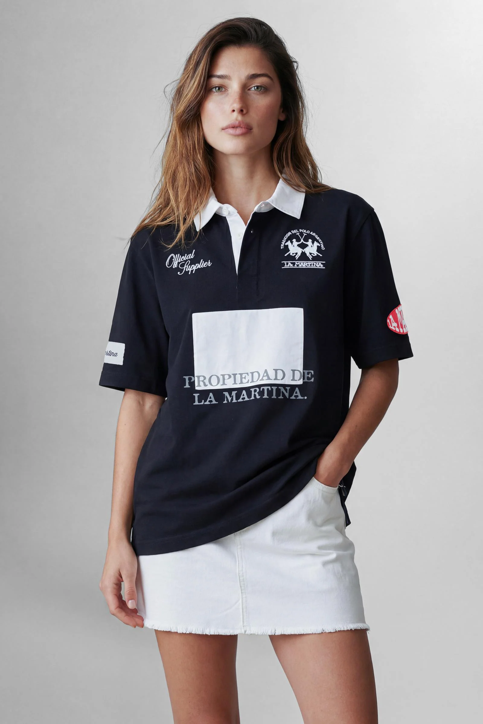 Kurzarm-Poloshirt aus Baumwolljersey – Limited Edition „Propiedad“ - Image 9