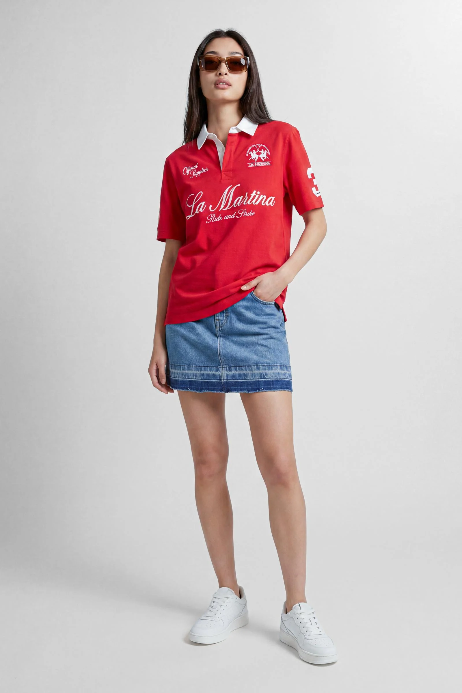 Kurzarm-Poloshirt aus Baumwolljersey – Limited Edition „Ride and Strike“ - Image 10