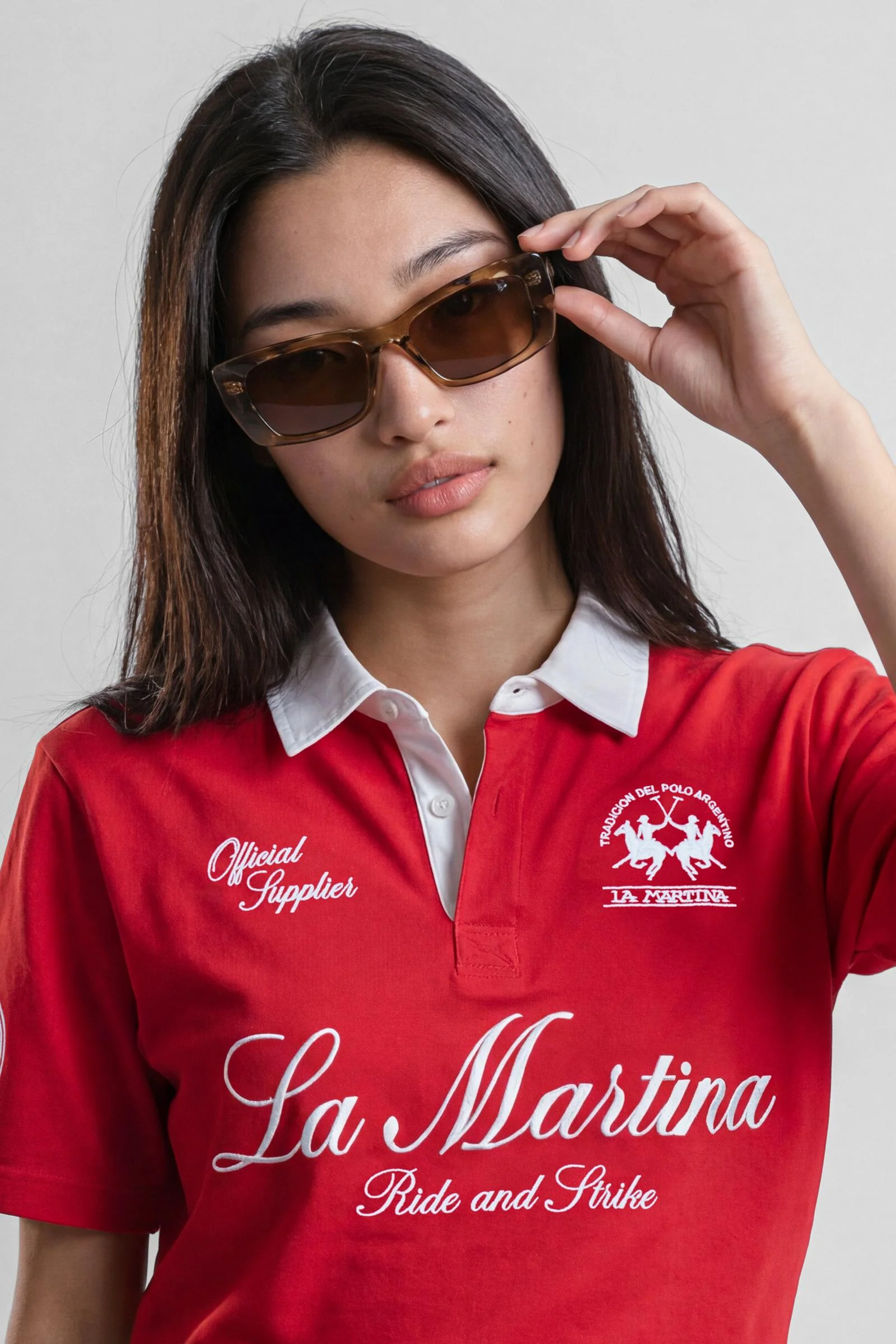 Kurzarm-Poloshirt aus Baumwolljersey – Limited Edition „Ride and Strike“ - Image 11