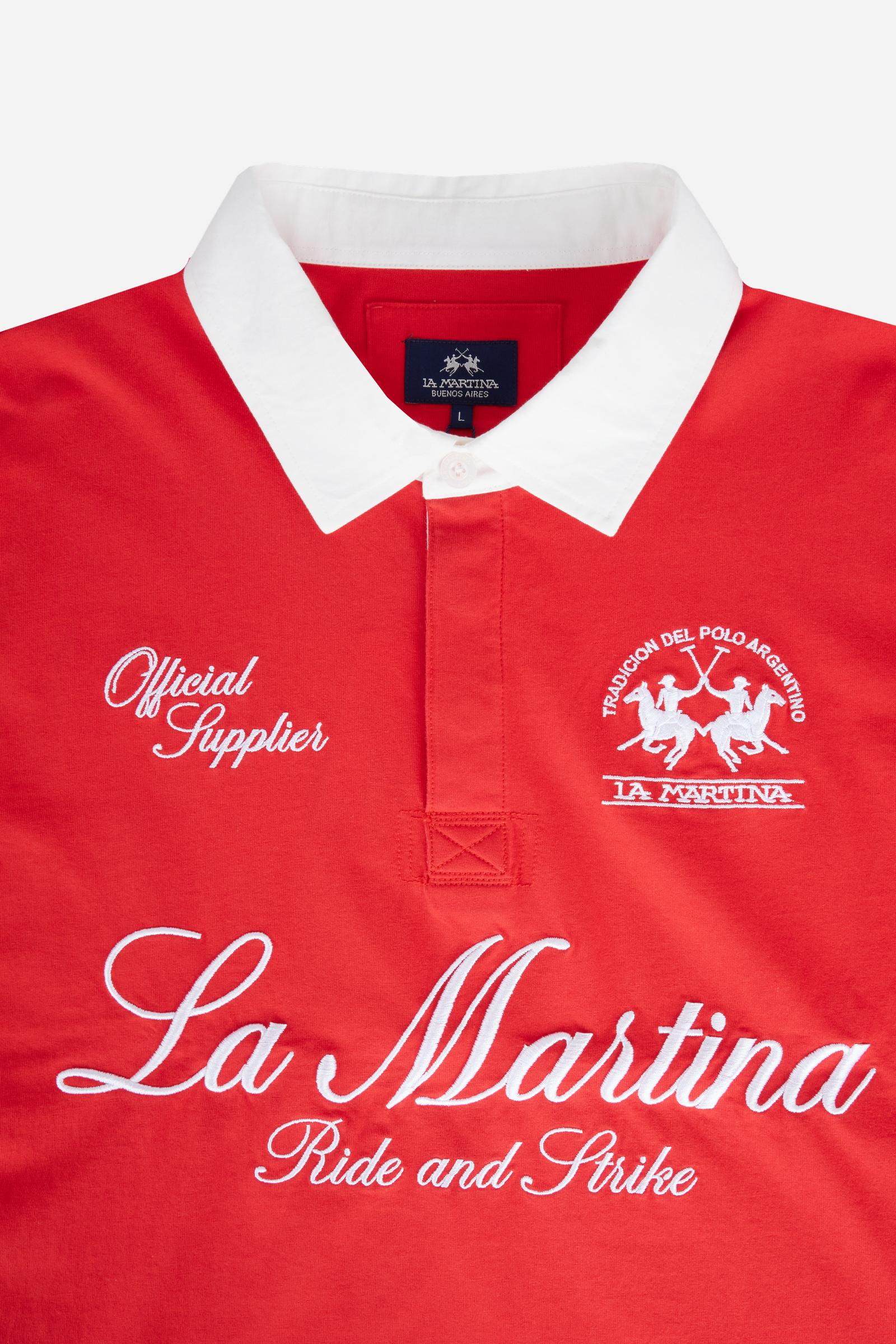 Kurzarm-Poloshirt aus Baumwolljersey – Limited Edition „Ride and Strike“ - Image 7