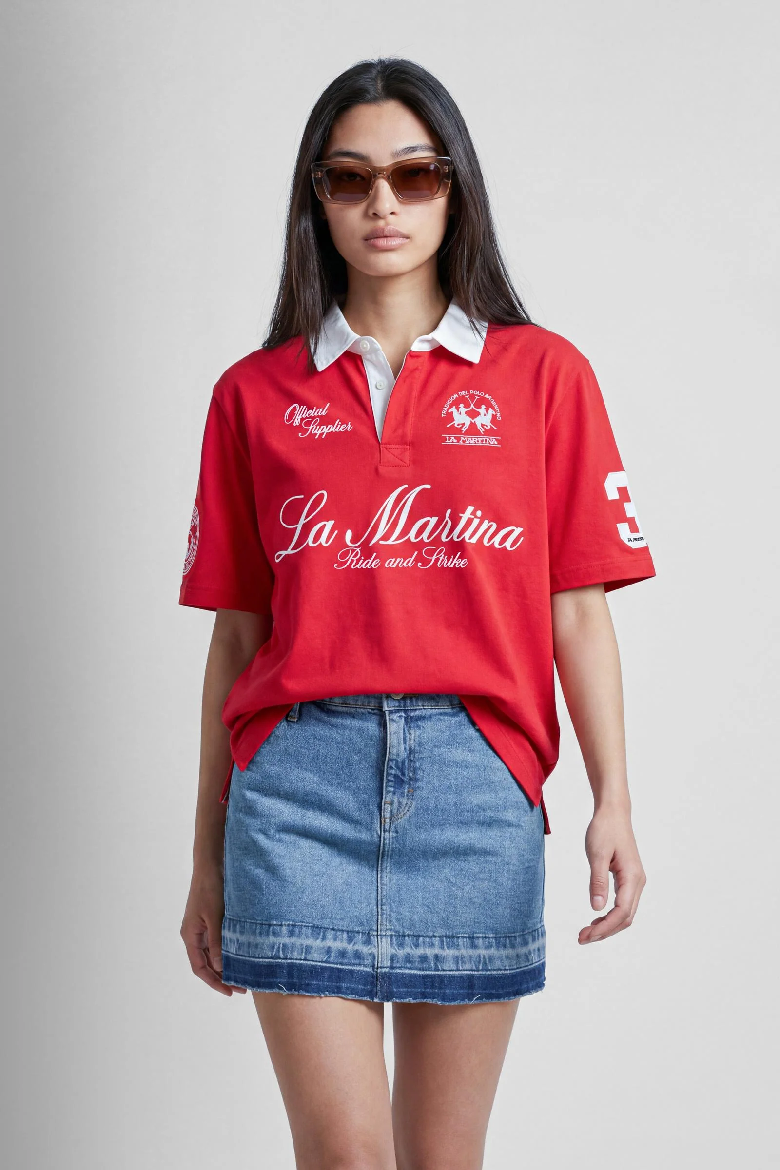 Kurzarm-Poloshirt aus Baumwolljersey – Limited Edition „Ride and Strike“ - Image 9